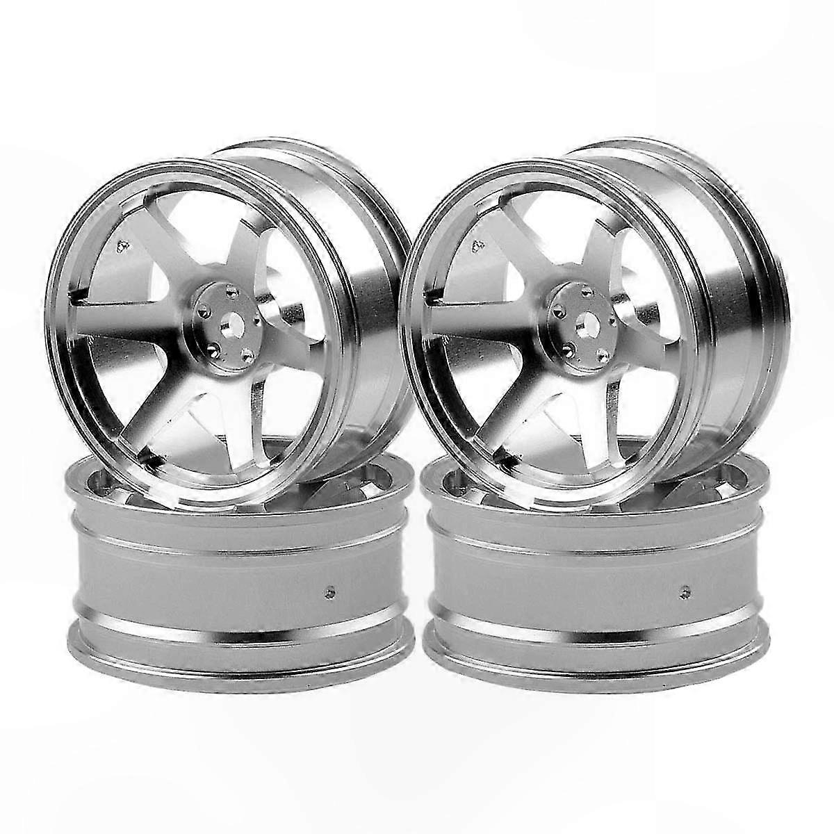 6-speichen-felge Aus Aluminiumlegierung, 4er-set, Für Pkw, Robuste Und Leichte Ausführung, Standarddurchmesser, Verbesserte Optik Und Leistung.