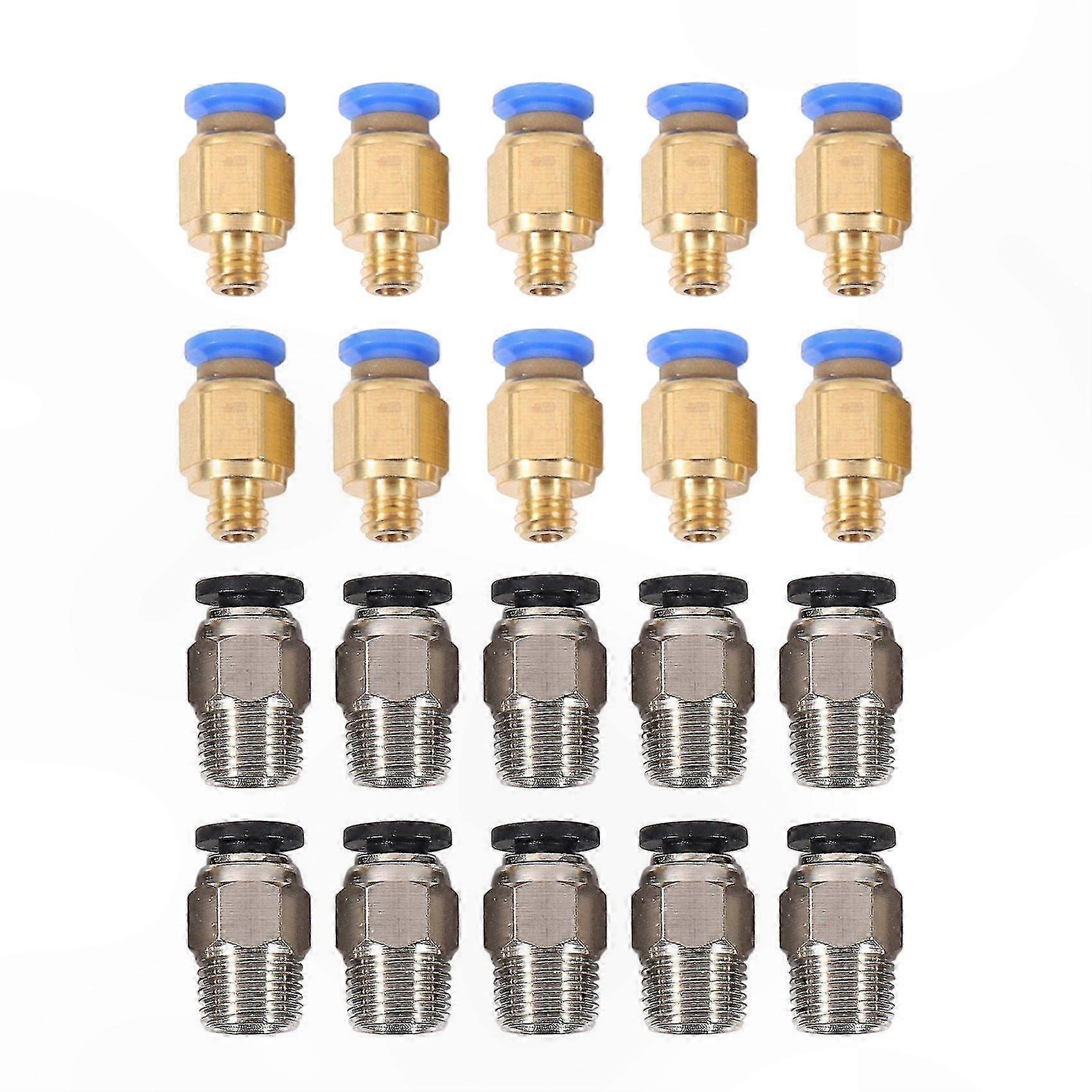 Schnell Per Knopfdruck Durchführbare Pneumatische Kupplung Für 3d-drucker, Bowden-anschluss Für Sofortiges Einstecken, Ptfe-bauteil, Kompakte Befestigung, Direkter Einsatz, Einzelverpackung.