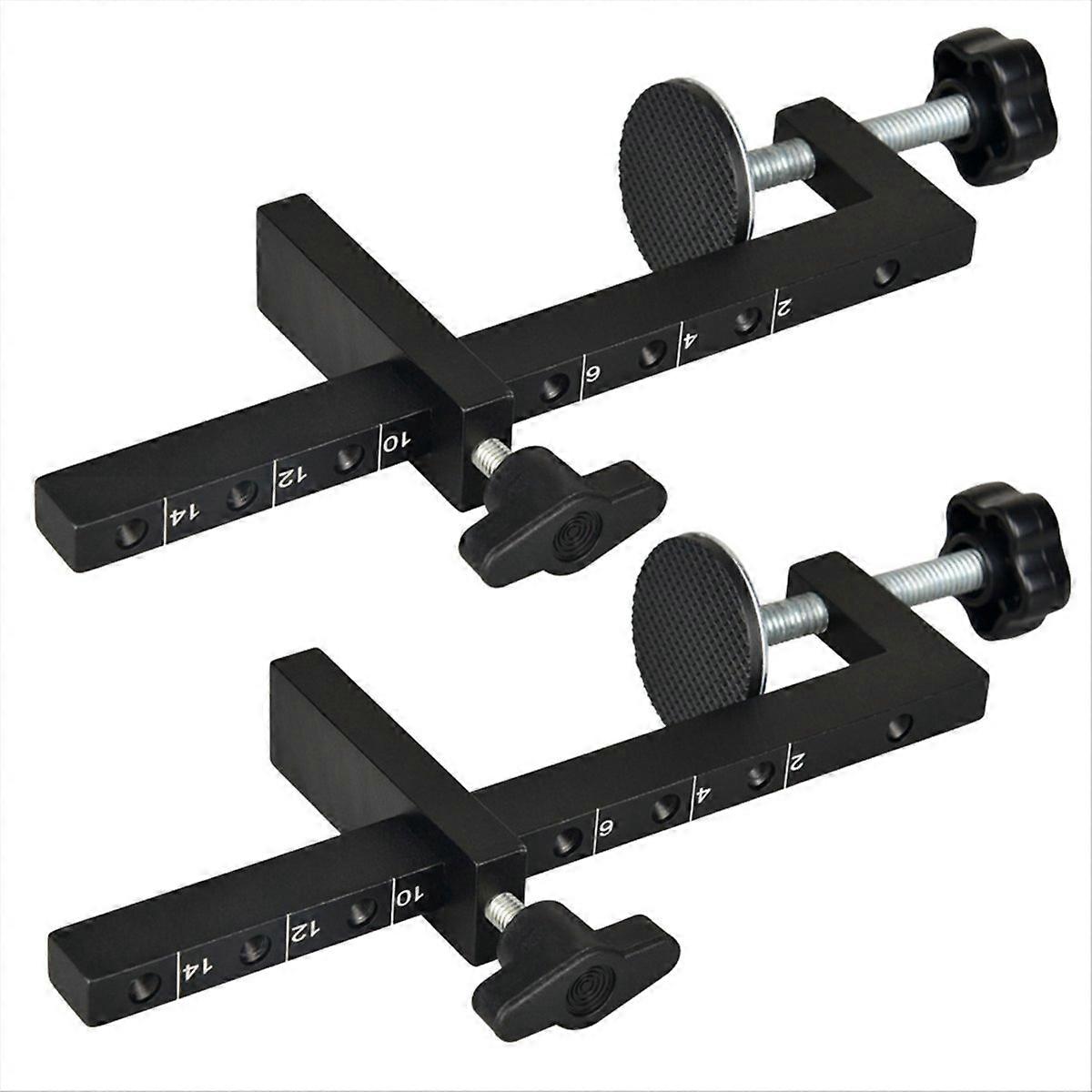 Set Mit 2 Verstellbaren G-klemmen, C-förmige Klemmen, Vielseitiges Heimwerkerwerkzeug, Verstellbare Backen, Robuste Klemmvorrichtung Für Werkstatt Und Holzbearbeitung.