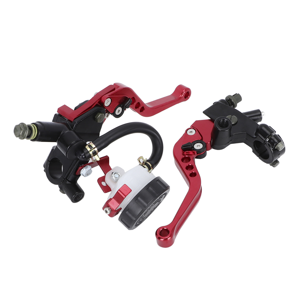 Universelles Paar Cnc-gefräster Hydraulischer Hauptzylinder Für Motorradkupplung Und -bremse, Inklusive Bedienhebel.