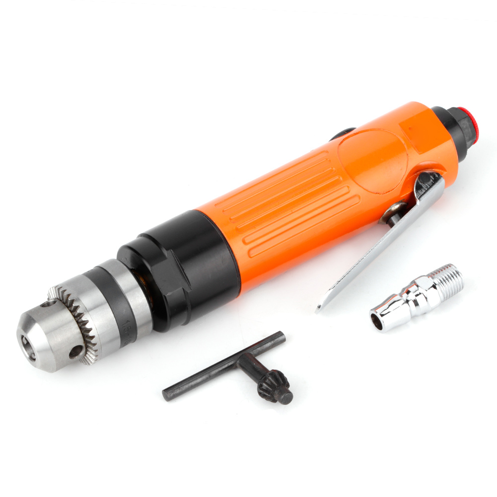 Hochgeschwindigkeits-geraddruck-bohrmaschine, 3/8"-bohrfutter, 1,5–10 Mm/0,06–0,4"-bohrfutter, Professionelles Druckluftwerkzeug