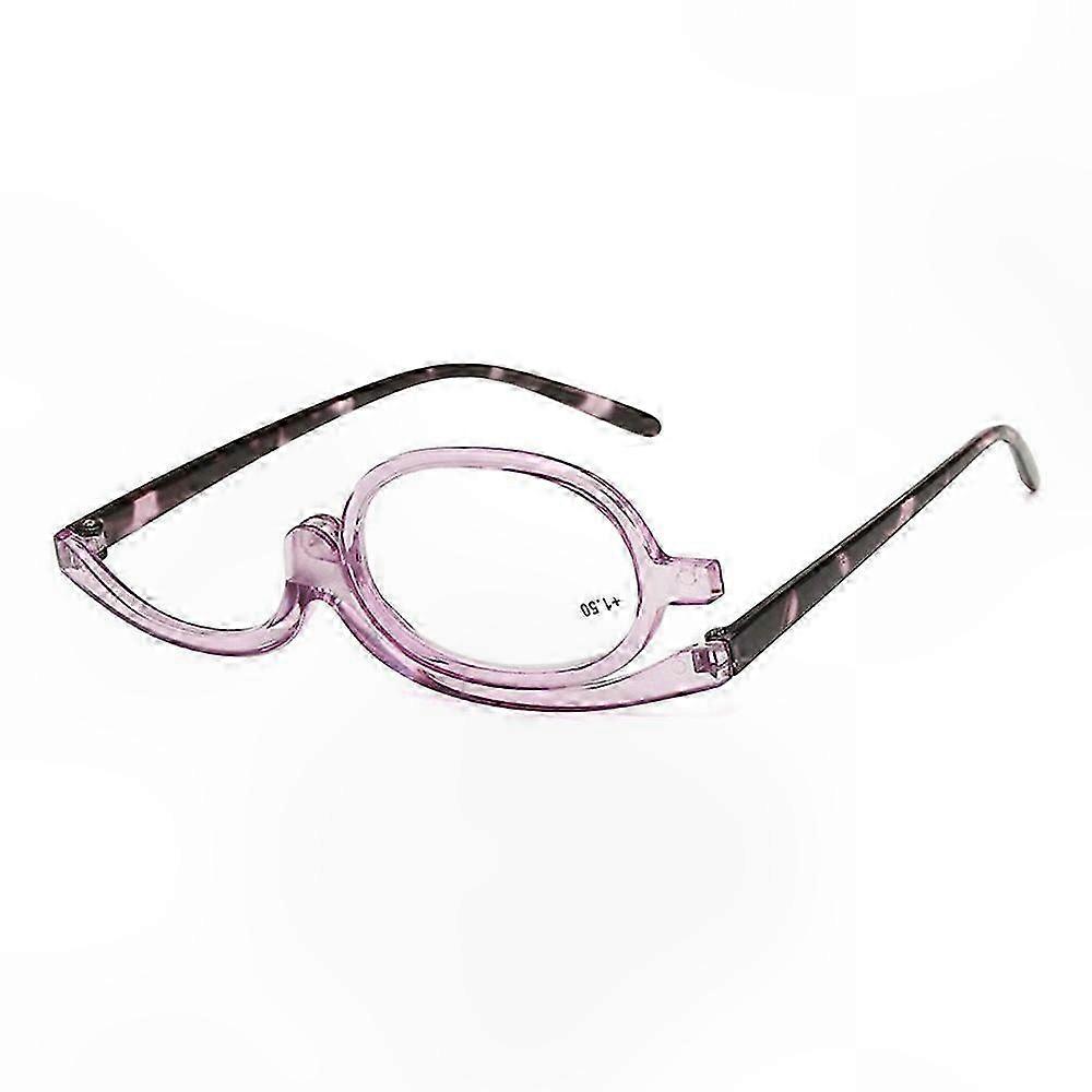 Verstellbare Lesebrille Für Damen, Faltbarer Kosmetikrahmen, Kompaktes Design, Präzise Sicht, Praktisches Schönheitsaccessoire.
