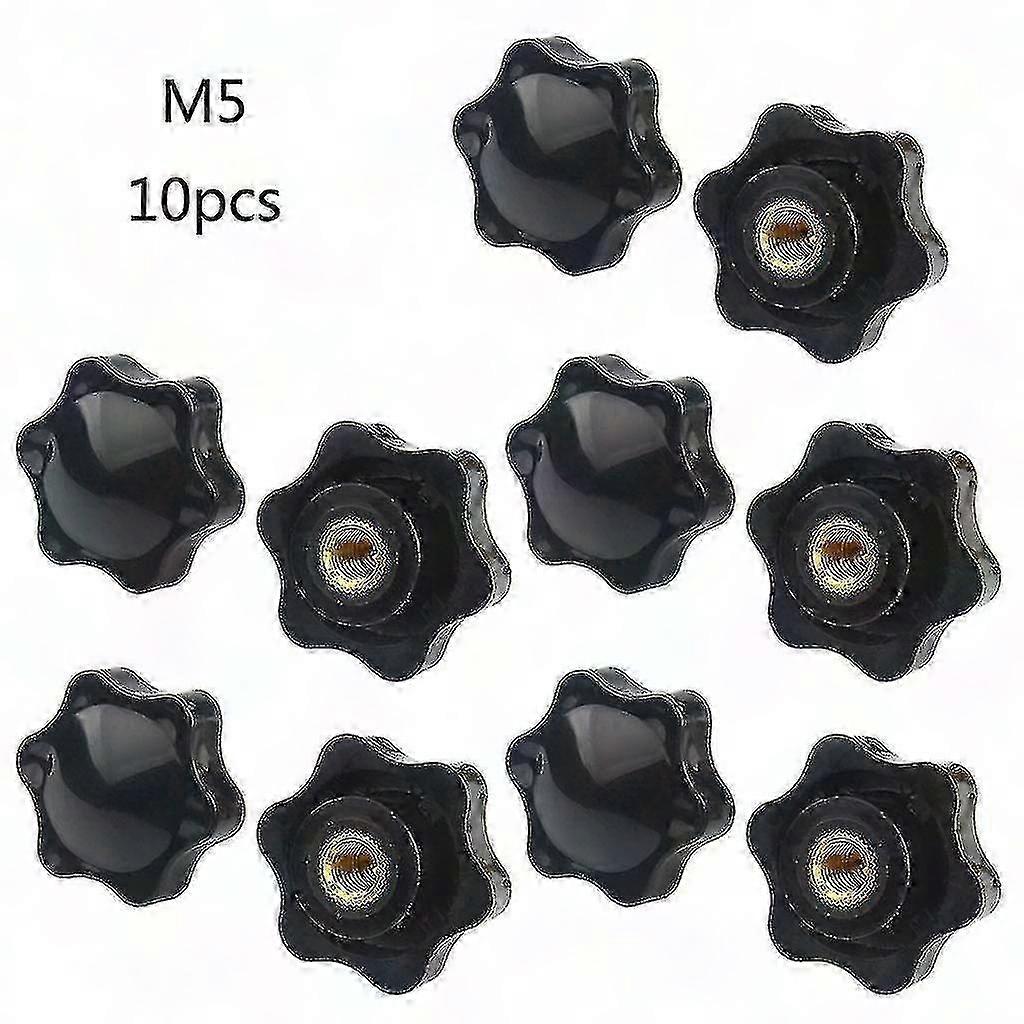 10 Innensechskant-druckschrauben M5/m6/m8/m10, Gerändelte Flügelmuttern Zur Befestigung, Stahlteile-set, Für Industrie Und Heimwerker