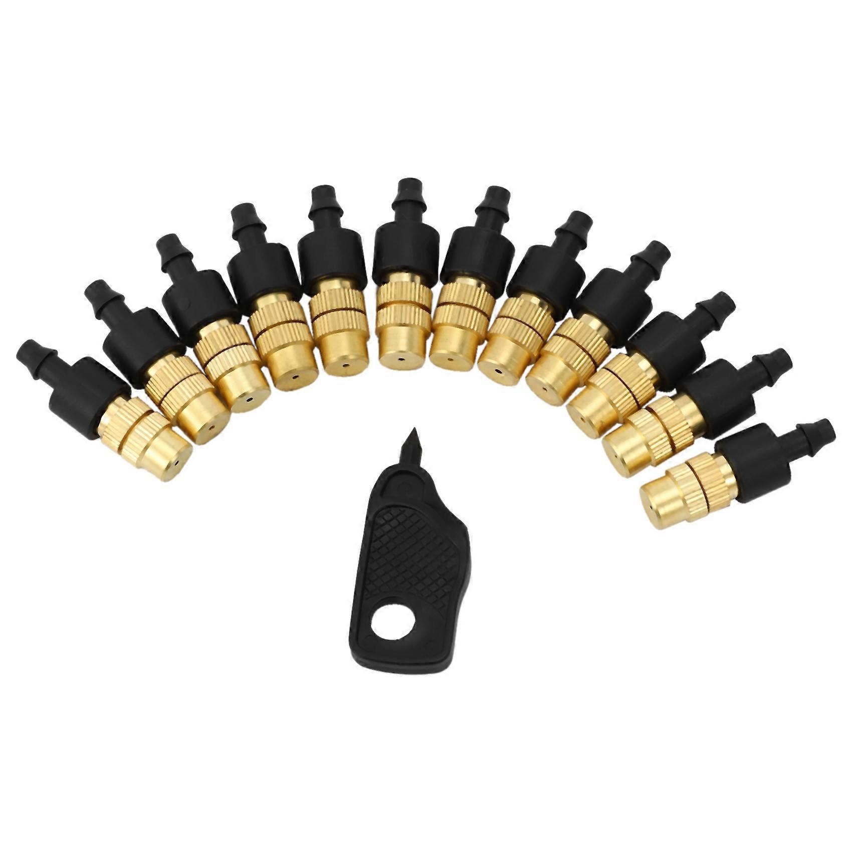 Set Mit 2 Verstellbaren Messing-sprühdüsen Für Die Gartenbewässerung, Feinstrahlsprüher, Verstellbarer Sprühkopf, Bewässerungsgerät, Gartenzubehör