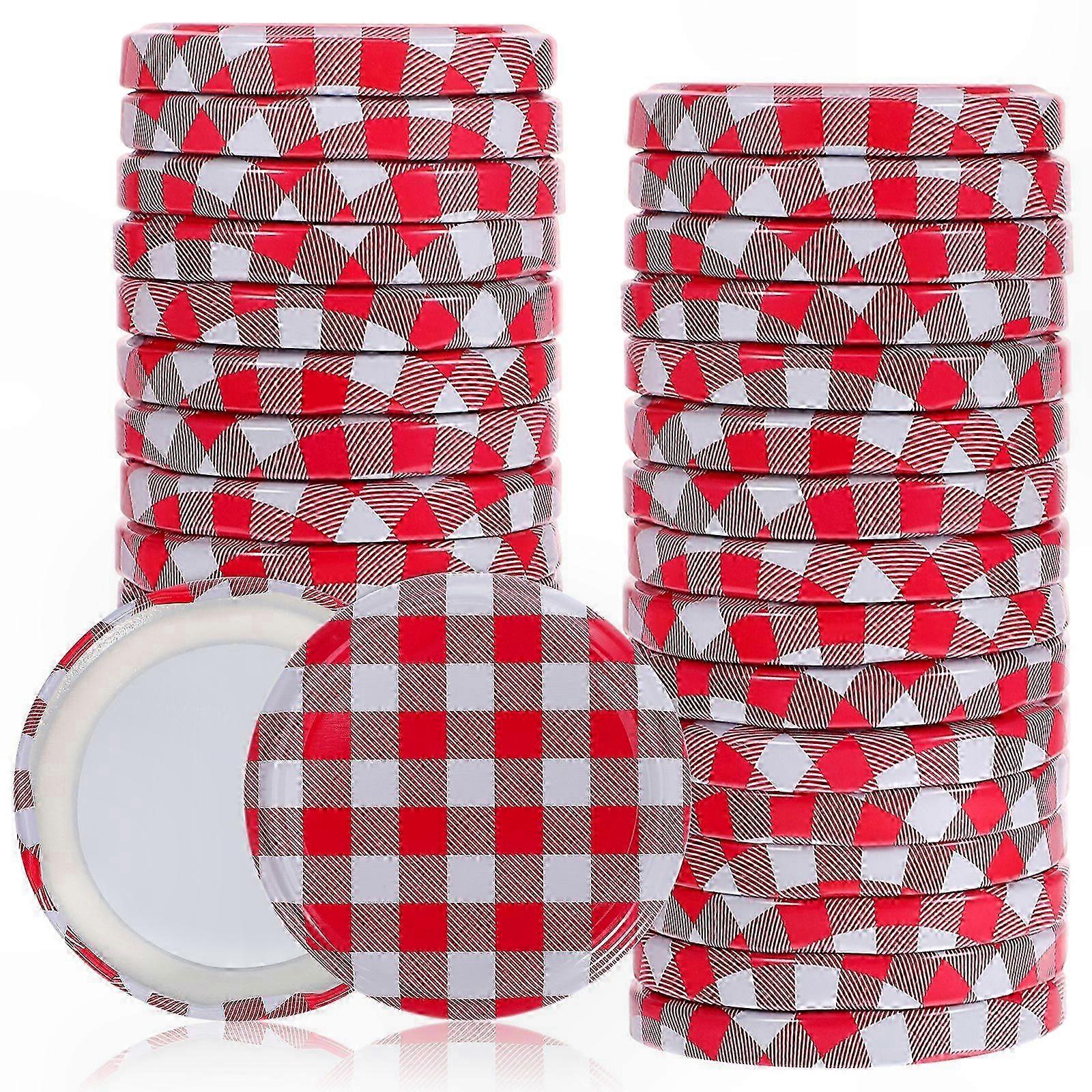40 Drehverschlussdeckel Für Vorratsdosen, Metallkappen Für Lebensmittelbehälter, 40er-packung