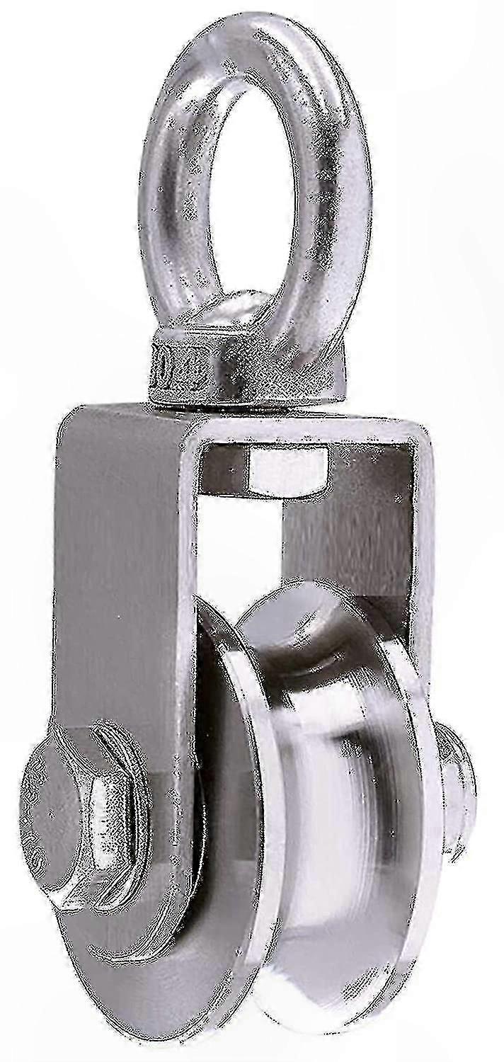 Hochleistungs-500-kg-rolle Mit Doppelten Kugellagern Für Reibungslosen Seillauf, 48-mm-rad, Industrielles Hebesystem