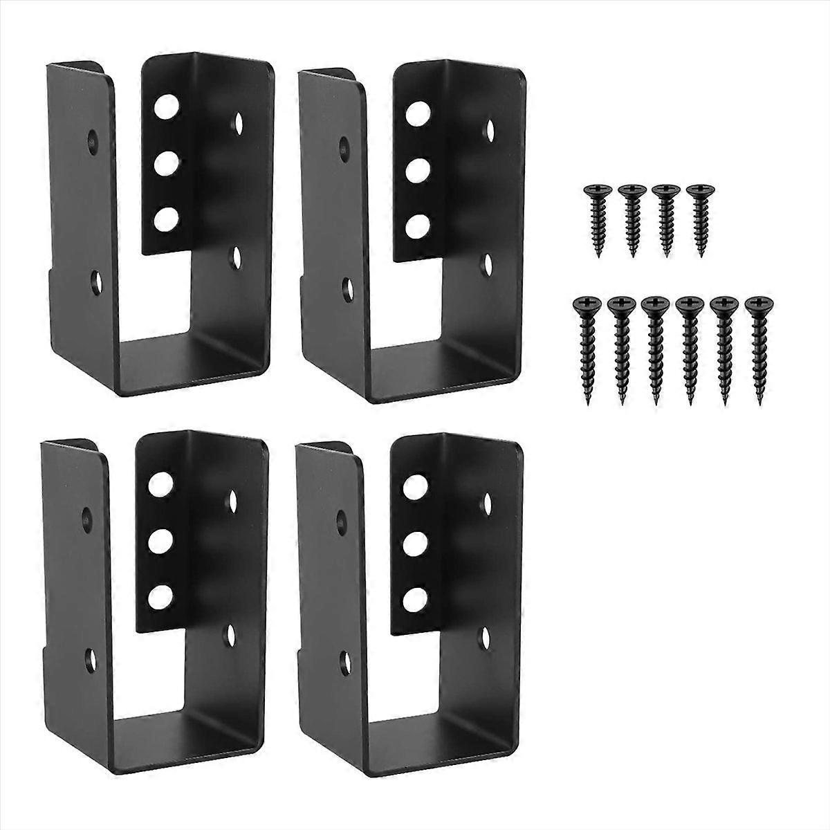 4-teilige Verdeckte Balkenstütze, 2x4 Zoll Verdeckter Flanschwinkel Für Die Rahmenkonstruktion