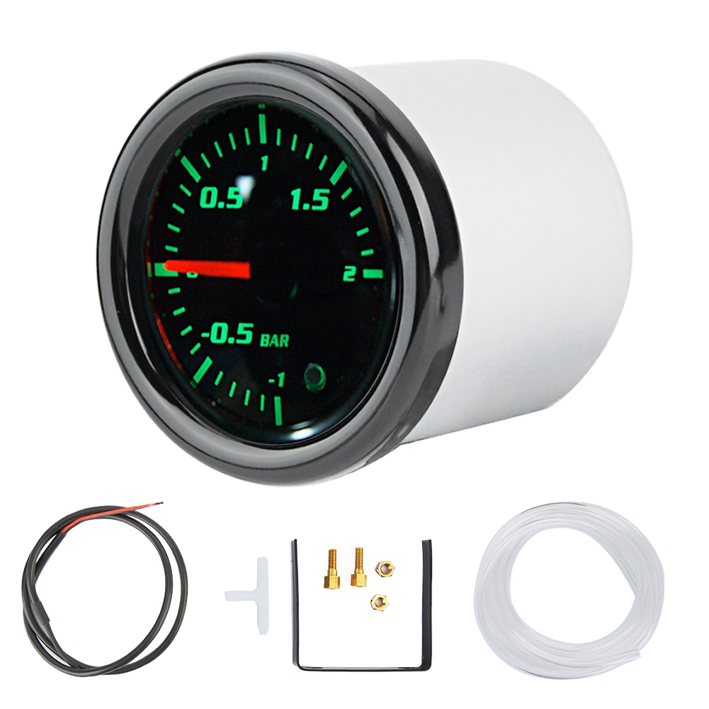 2" (52 Mm) Universelle Led-ladedruckanzeige Für Motorräder, Ladedruckanzeige Mit Sensor