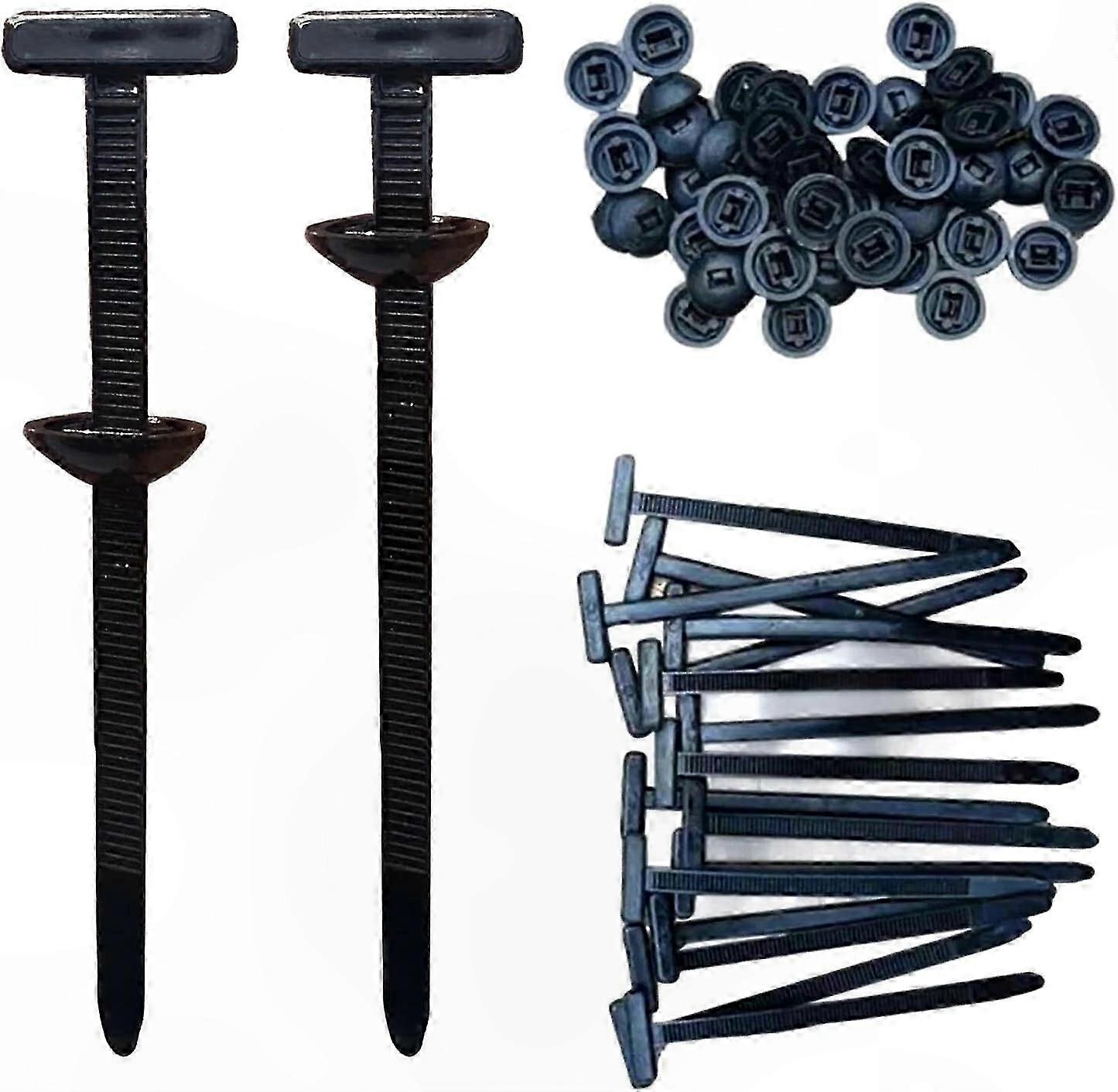 Selbstsichernde Kabelbinder Mit Druckknopf, Universelle Nylon-kabelbinder Zur Aufbewahrung, Packungsgröße 10 Bis 100 Stück, Robuste Kabelbinder
