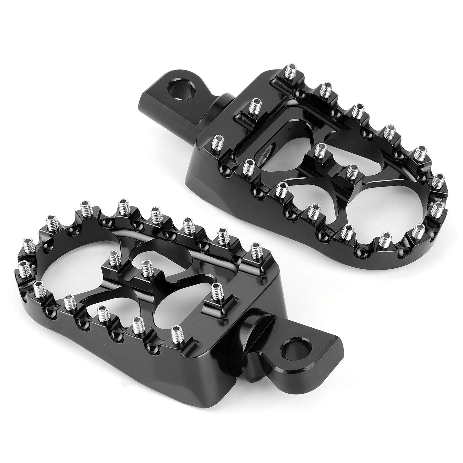 Universelle Motorrad-fußraste, 10 Mm Durchmesser, Cnc-gefräste Aluminiumlegierung, Dynablack-kompatibel
