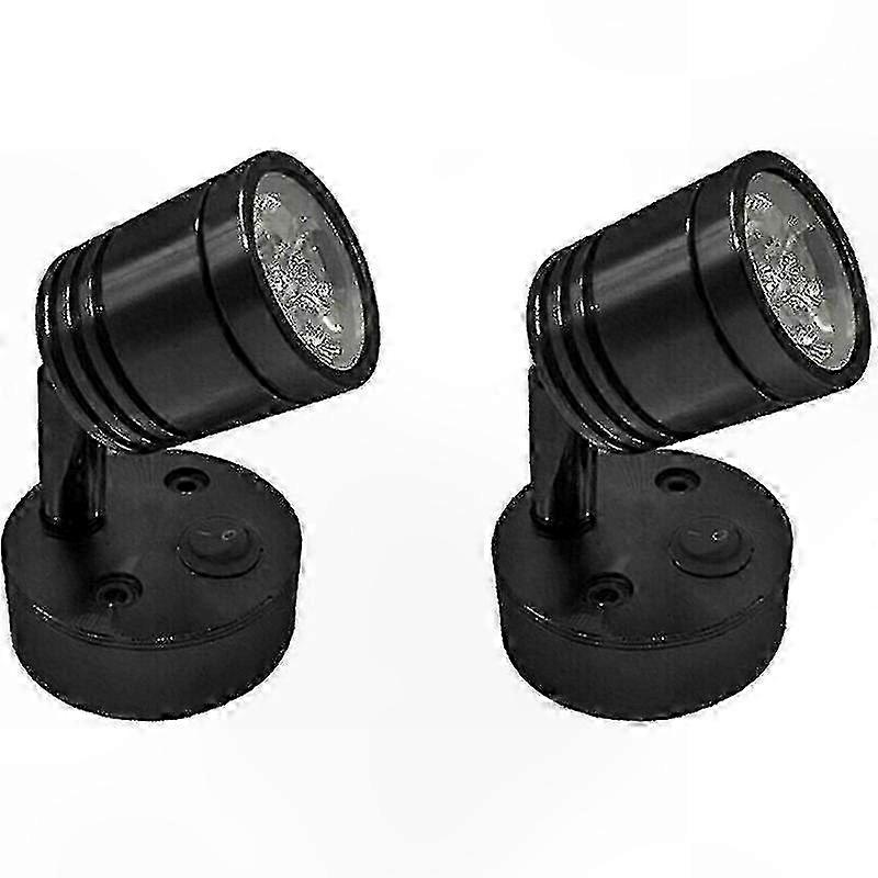 2er-pack Verstellbare 12v-led-leseleuchten, Zylinderförmige Innenbeleuchtung Für Boote, Wohnmobile Und Lkws, Flexible Wand- Und Nachttischleuchten, Dimmbar, Weiß