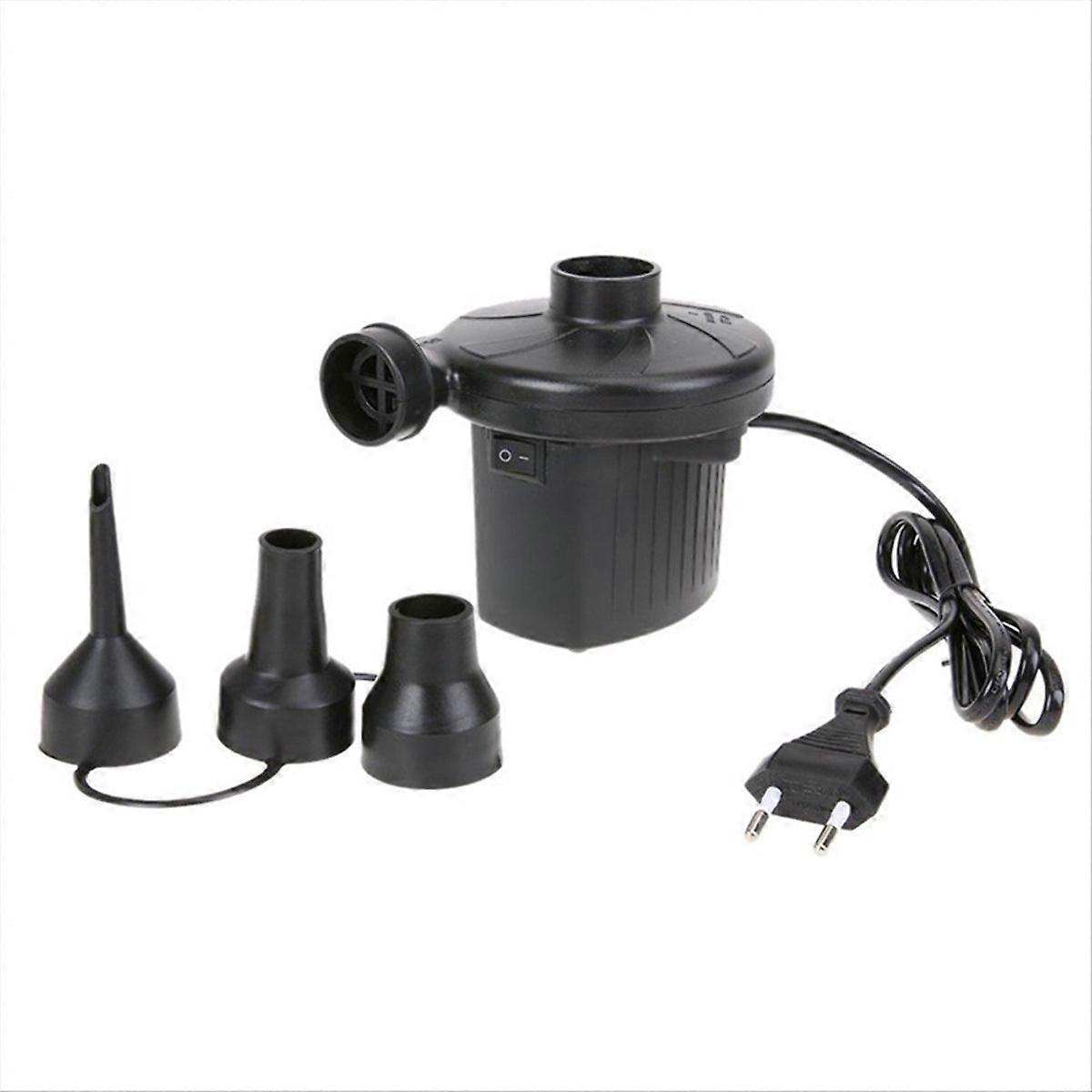 Elektrische Schnellpumpe Für Matratzen Und Pools, 3 Düsen Inklusive, Eu-stecker, Tragbare Luftpumpe Zum Einfachen Aufpumpen