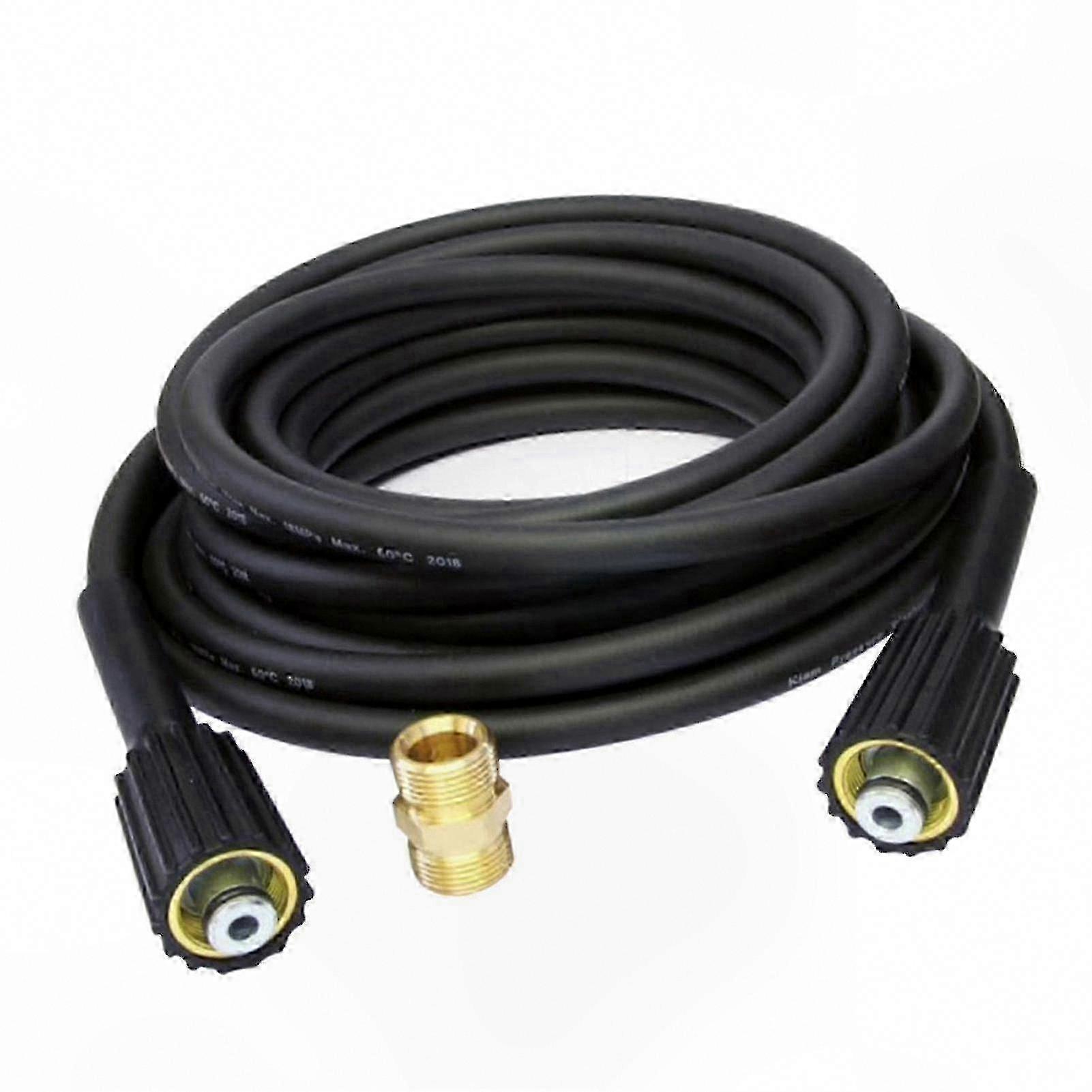 Hochdruckreiniger-schlauch, 10 Meter, M22-anschluss, Verstärkter Flexibler Schlauch Für Waschmaschinen, Robustes Zubehör Für Hydraulikgeräte.