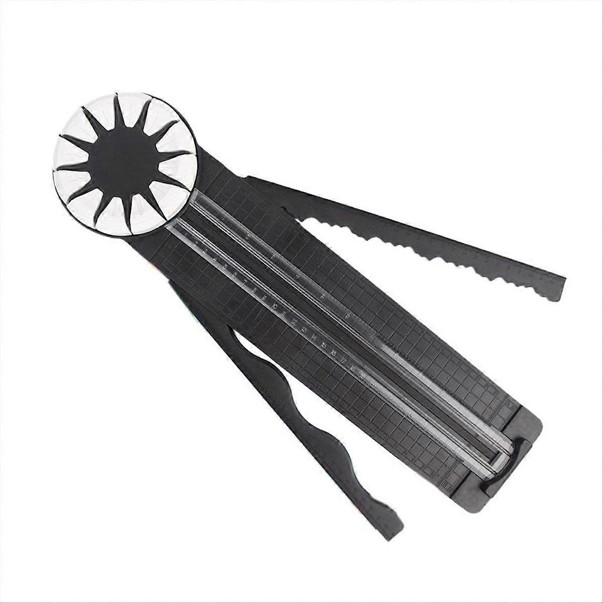 12-in-1-rotationspapierschneider-set, Vielseitiges Schneidewerkzeug, Tragbarer Papierschneider Mit Präzisionsklinge, Zubehör Für Diy Und Scrapbooking
