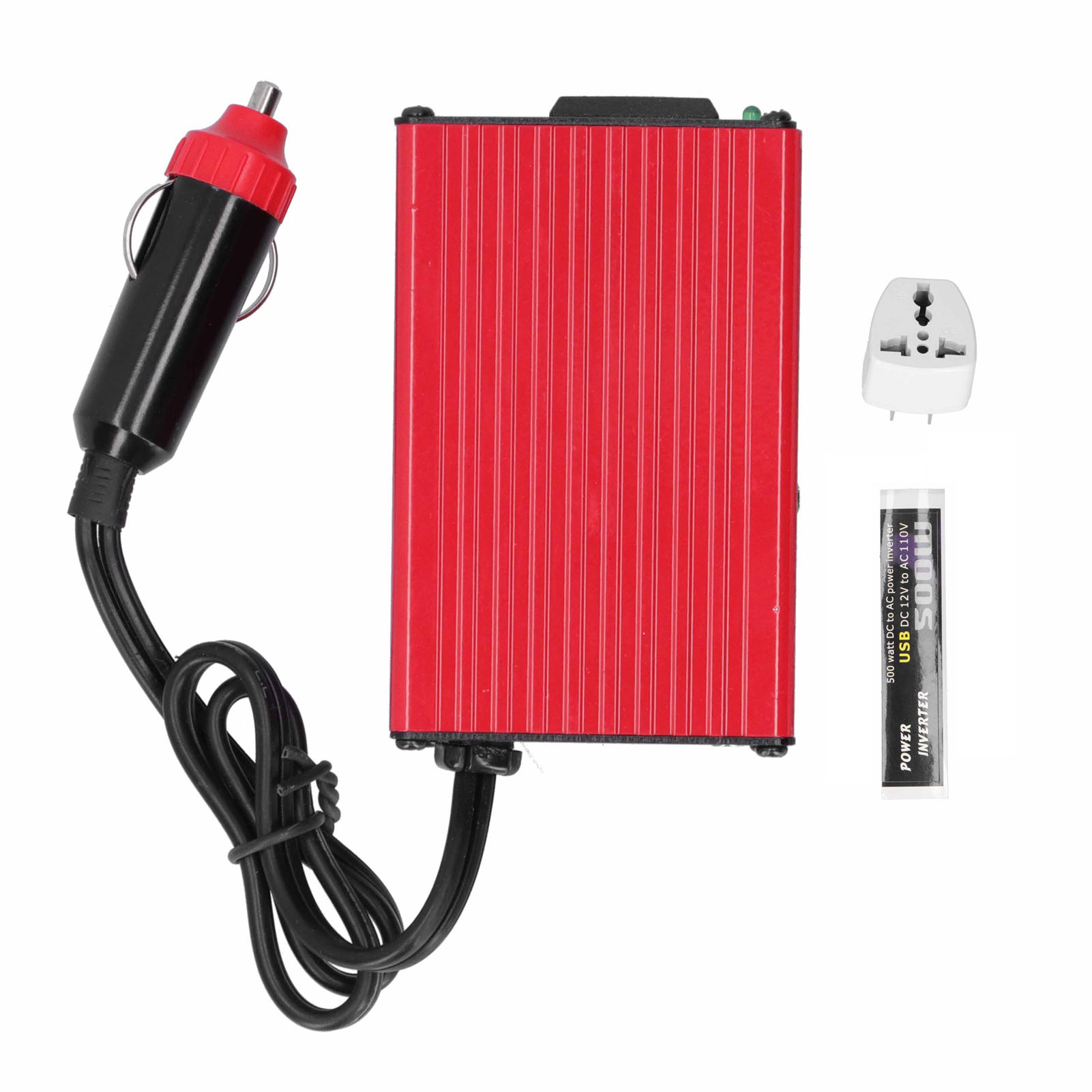300-w-12-v-dc-zu-ac-wandler Mit Zwei Usb-anschlüssen Für Auto, Haushalt Und Outdoor-einsatz