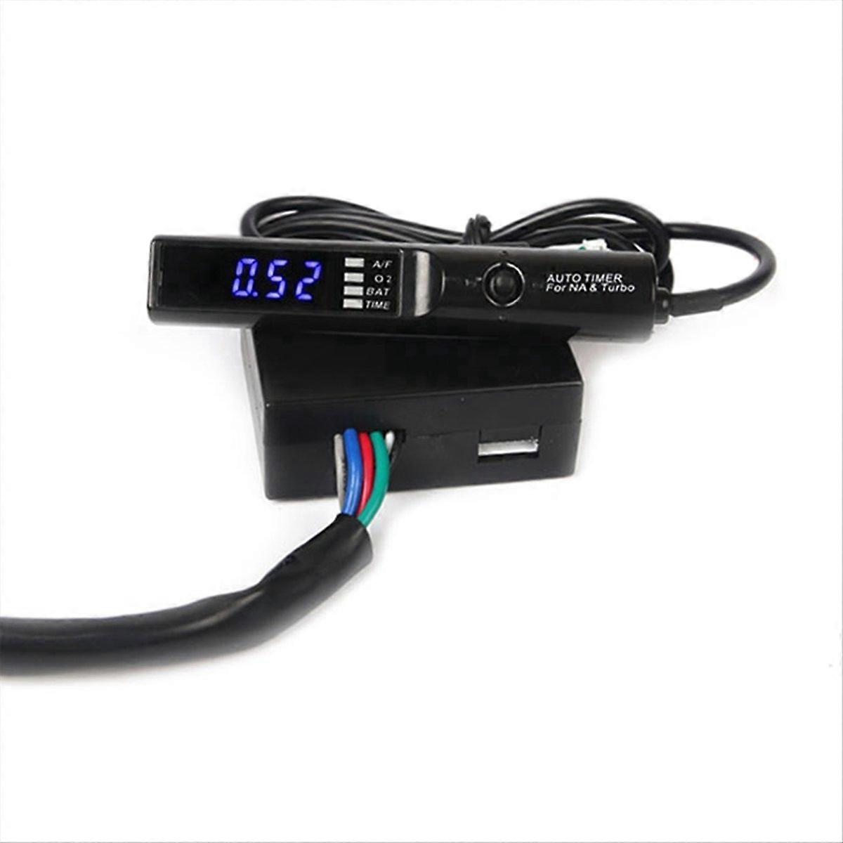 Universeller 12v-turbo-timer Für Autos, Blaue Digitale Led-anzeige, Kfz-motortimer