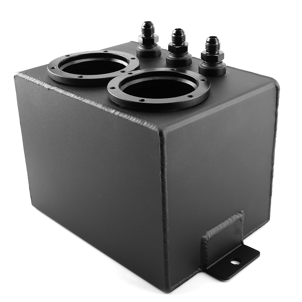 4-liter-universal-kraftstofftank Aus Schwarzem Aluminium Mit Anti-surge-funktion Für Rennwagen