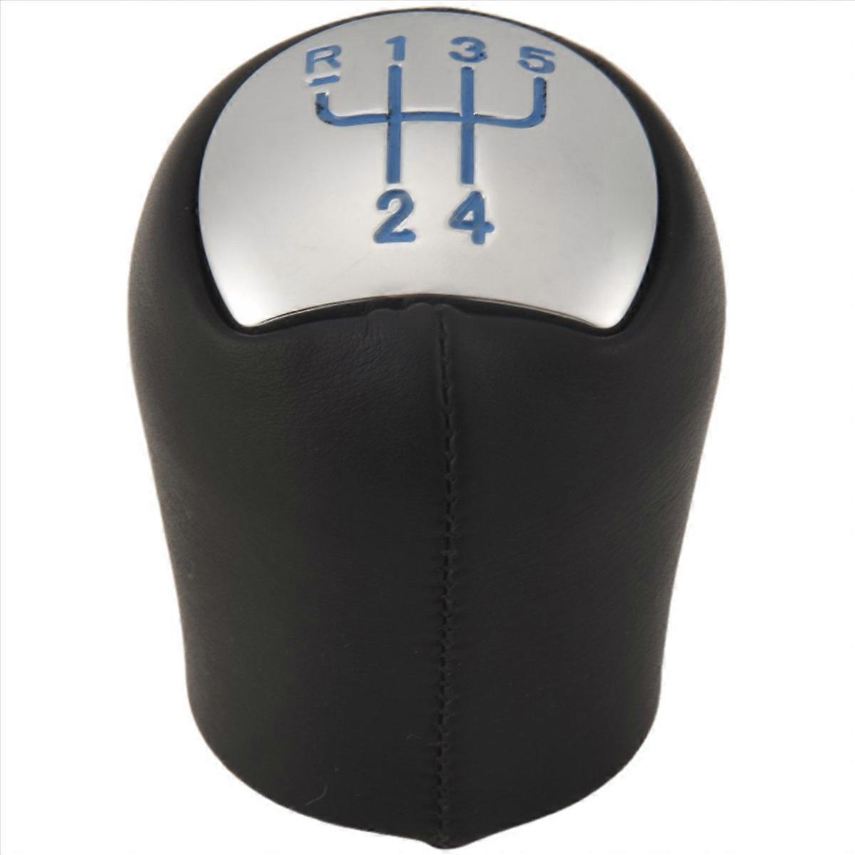Schaltknauf Aus Leder, 5-gang-schaltgetriebe, Schwarzer Schaltknauf, Autozubehör, Ersatzteil, Schaltknauf