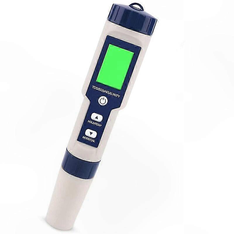5-in-1-wasserqualitätstester Zur Messung Von Ph-wert, Tds, Ec, Orp Und Temperatur, Ideal Für Hydrokultur, Aquarien, Schwimmbäder Und Trinkwasseranalysen