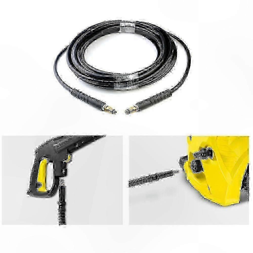 6 M Langer Hochdruckschlauch Für K2 K3 K4 K5 Hochdruckreiniger, Widerstandsfähiger, Flexibler Schlauch, Kompatibel Mit Kärcher Modellen, Für Den Außenbereich Geeignet, 6 Meter Lang, Robust Und Langleb