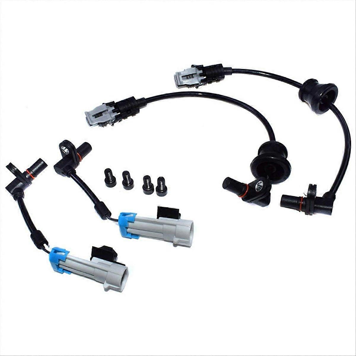 4-teiliges Set Abs-sensoren Vorne/hinten 96626080 96626078 Kompatible Bremsen