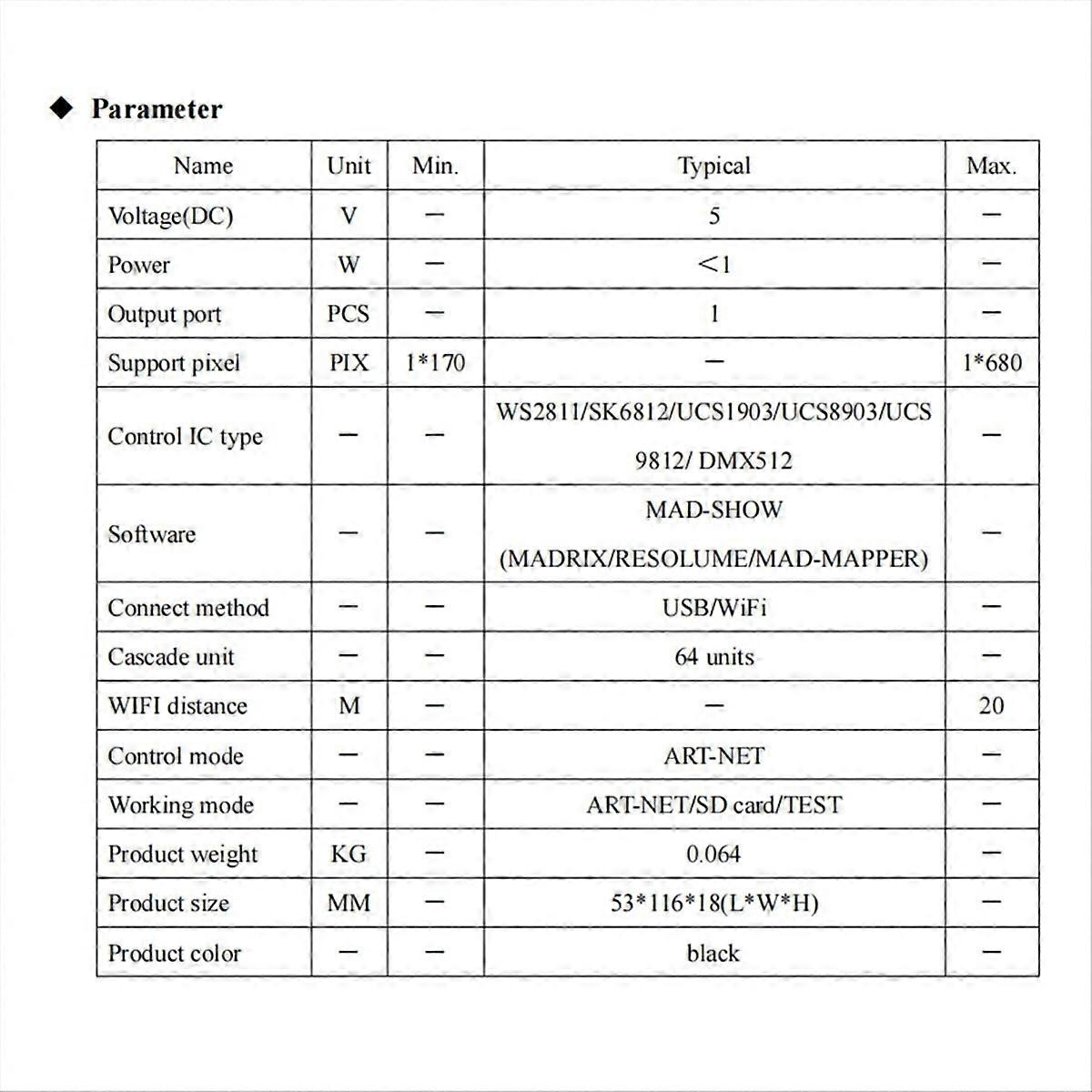 An104 Dc5v Wifi Led-controller Mit Netzteil(a) - Drahtloses Lichtsteuerungsmodul Für Led-streifen Und -bänder, Netzteil Im Lieferumfang Enthalten, 5 Volt, Fernsteuerung Über Anwendung.