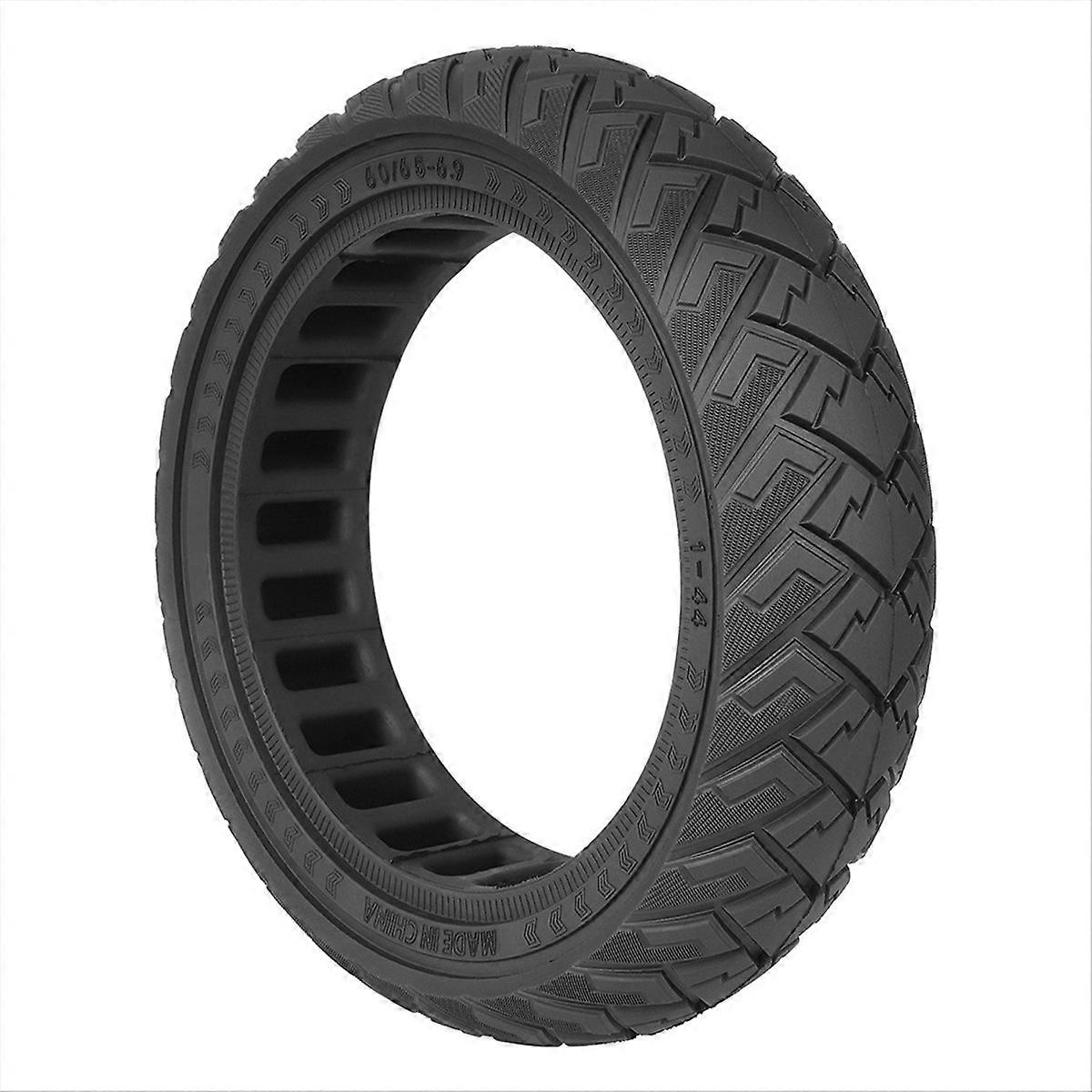 Ulip60/65-6.9 Schwarzer All-terrain-reifen, Vierfarbiges Flügelmuster, Massives Profil, Kompatibel Mit Quads Und Minibaggern, Robuster Vollgummireifen, Durchmesser 60/65-6.9, Für Den Außeneinsatz, Sch