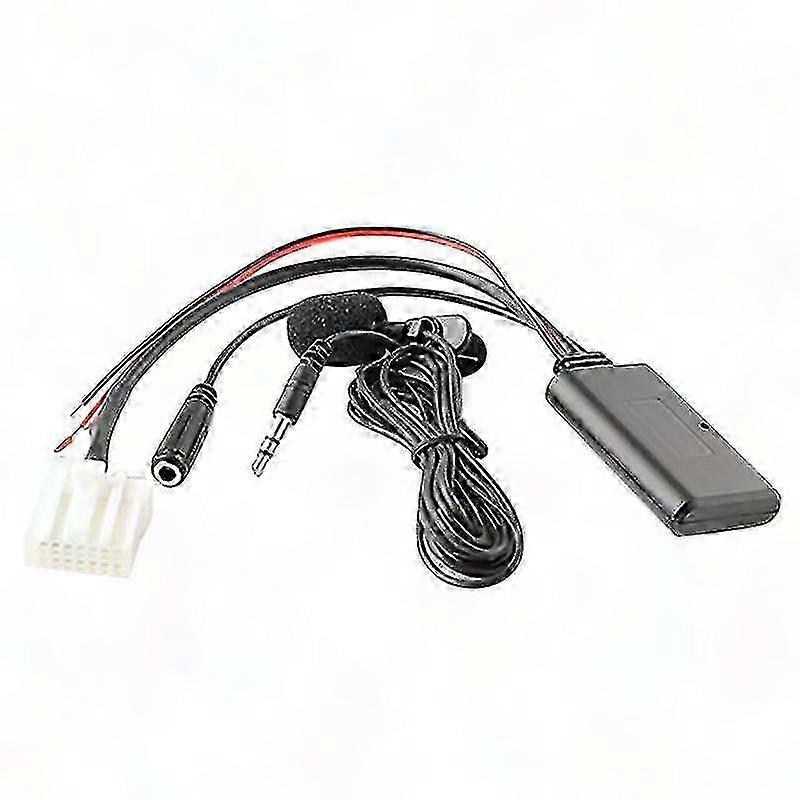 Bluetooth-freisprecheinrichtung 5.0 Mit Adapter, Mikrofon Und Kabellosem Aux-kabel Für Mazda 2, 3, 5, 6, Mx5, Rx8 Und Cx7