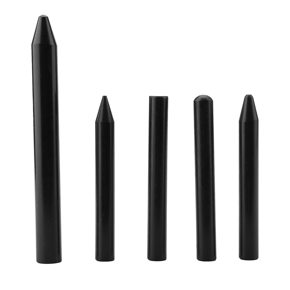 5-teiliges Set Aus Schwarzem Nylon-stempelhammer Und Bürste Zur Dellenreparatur Und -entfernung Sowie Karosseriearbeiten