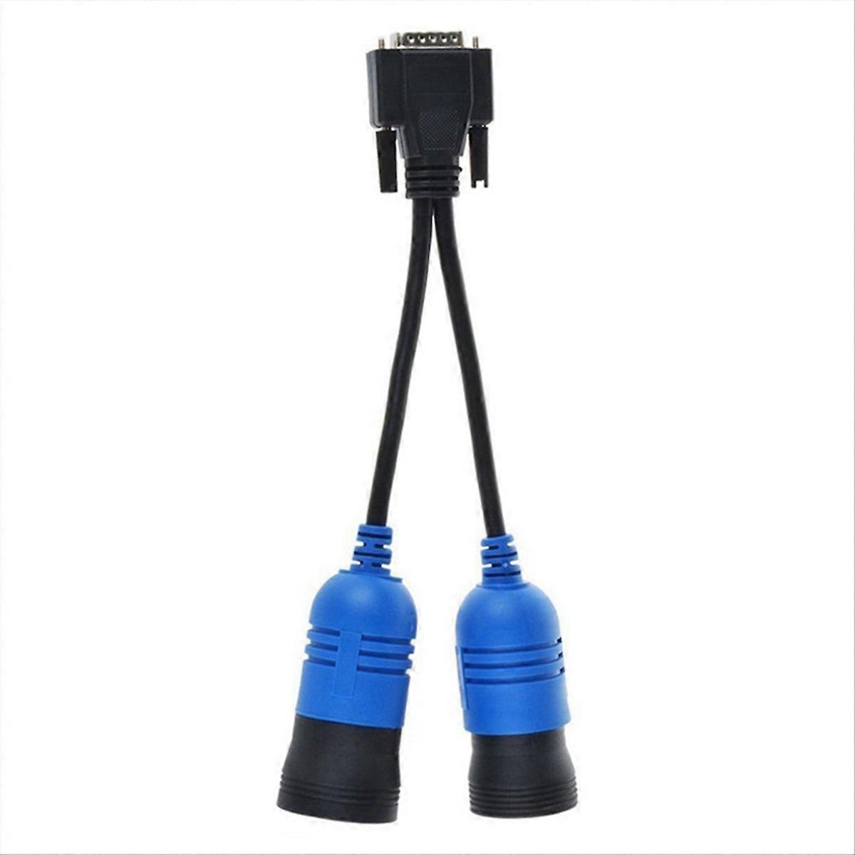 Deutsch Y 9-pin Auf 6-pin Adapter, Hochleistungs-diagnosekabel, Lkw-stecker, Robuste Verbindung, Kompatibel Mit Industriellen Fahrzeugtestsystemen.