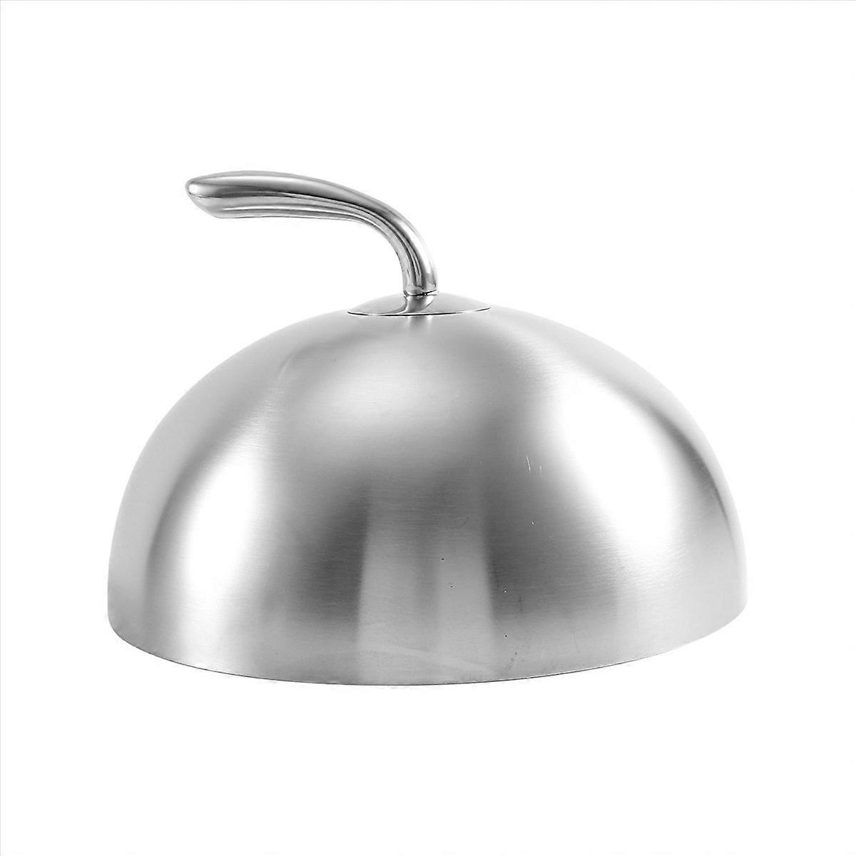 24 Cm Edelstahl-teppanyaki-grilldeckel, Schutzhaube Für Steaks, Servierhaube Für Den Hausgebrauch, 1 Stück.