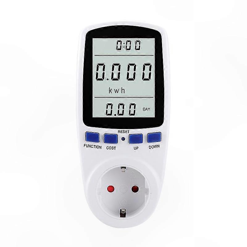 Stromverbrauchszähler Mit Lcd-bildschirm, Steckdose Zur Energieverfolgung, Spannung 185v-264v, Leistungsmessung Und Echtzeitüberwachung.