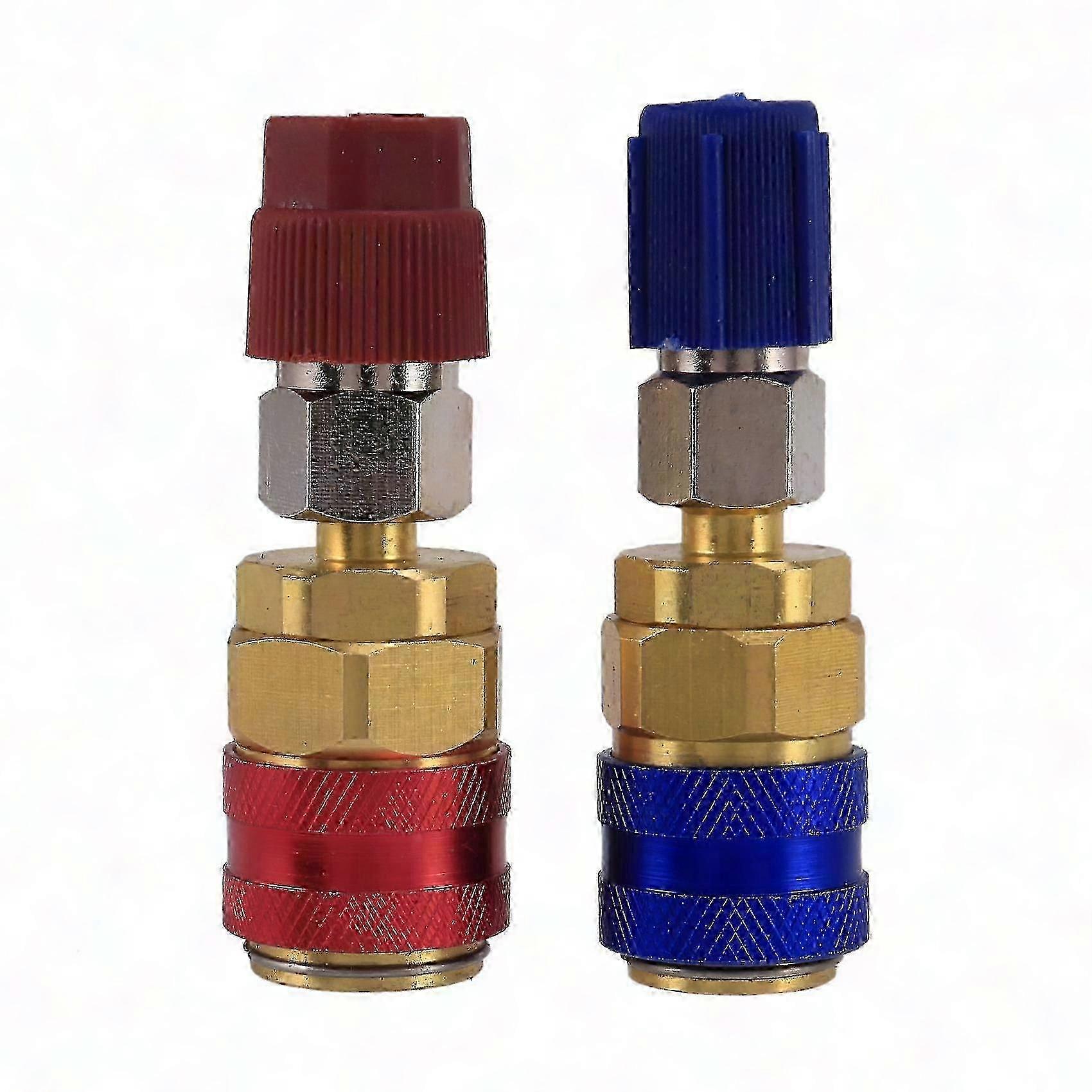 R134a-freon-expansionsadapter Für Kfz-klimaanlagen, Hoch- Und Niederdruckseite, Anschlussset Zum Nachfüllen Der Klimaanlage