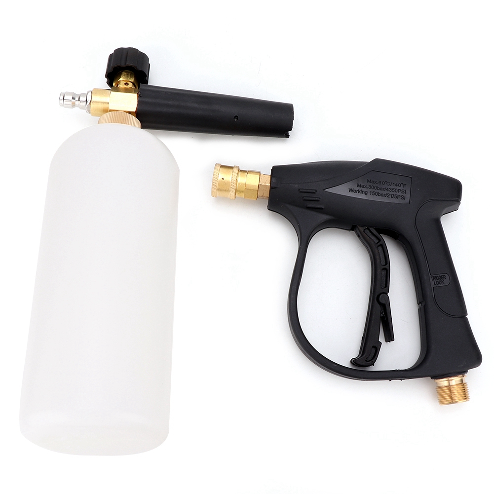 Verstellbare Schaumwaschlanze Für Hochdruckreiniger, Kanonenförmige Fächerdüse, Autowaschspray-set