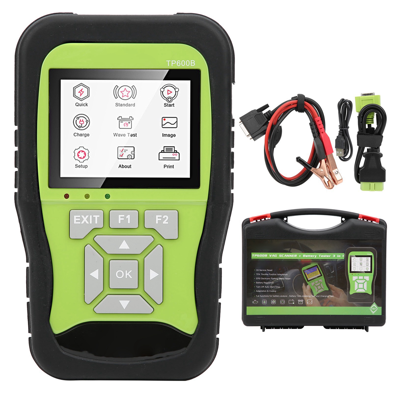 Tp600b 12v Dual-system-kfz-diagnosegerät Und -scanner Für Seat/bugatti-batterietester