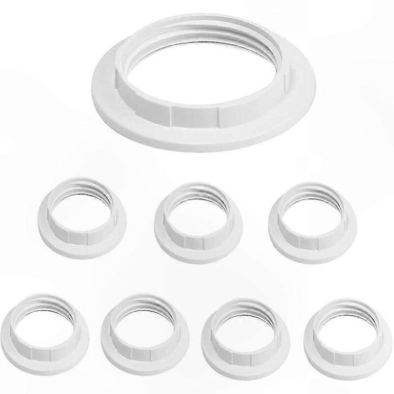 E27-fassungsadapter, Set Mit 8 Umrüstringen Für Leuchten, Befestigungsadapterplatte, Universeller Reduzierring Für Lampenschirme, Kompatibel Mit Steh- Und Pendelleuchten.