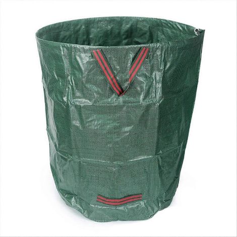 Großer Gartensack Für Laub Und Grünabfälle, Wiederverwendbar, Wasserdicht, Hohes Fassungsvermögen, Robuster Sack Für Den Außenbereich.