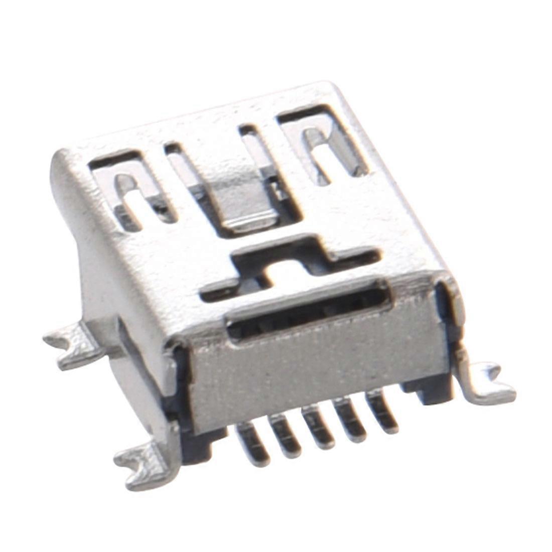Mini 5-pin Smd Typ B Usb-buchse 180° - 5er-packung Für Versenkte Leiterplattenbuchse