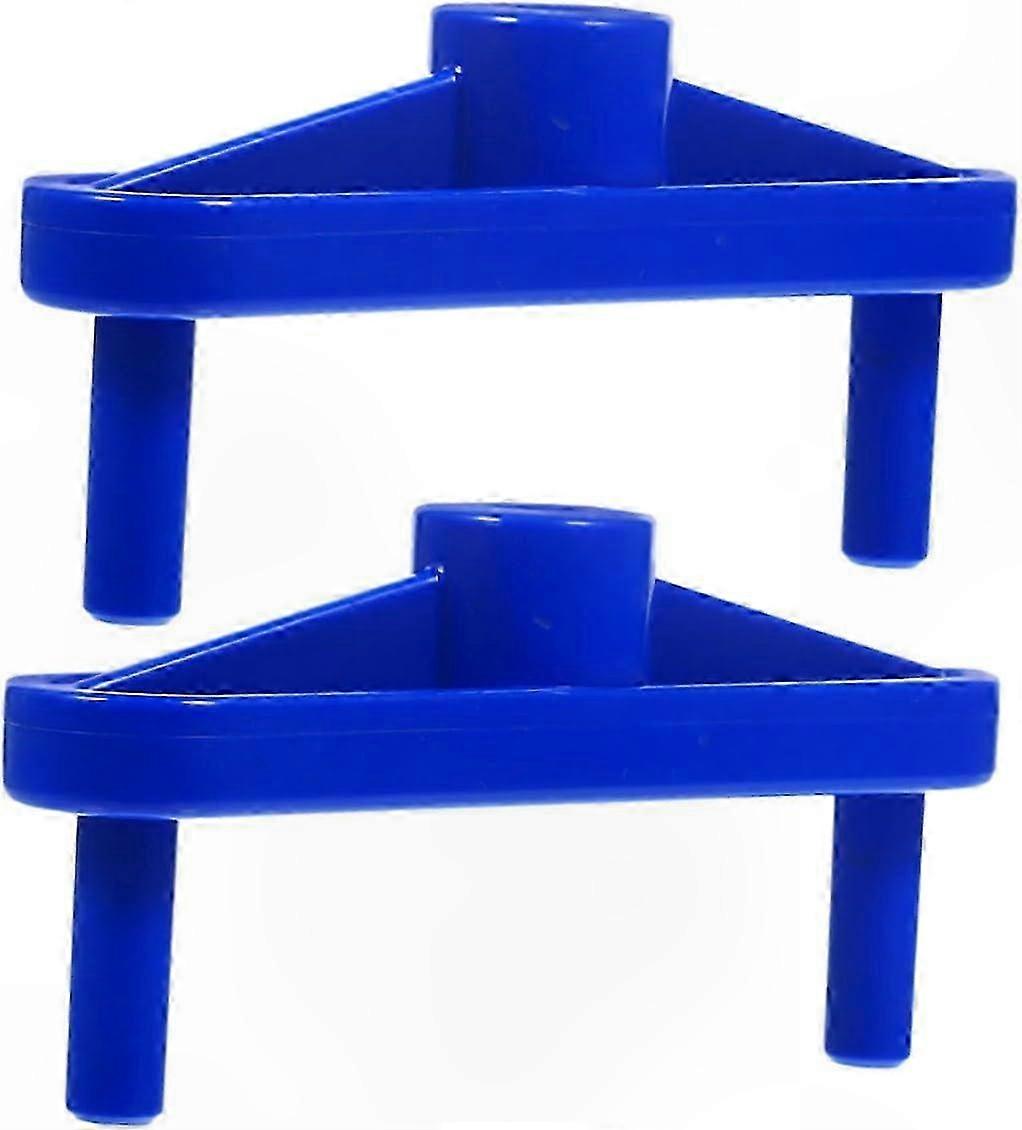 Set Mit 2 Anreißlehren Für Die Holzbearbeitung, Blaue Kunststoff-anreißlehre Mit Linienpositionierer Für Präzises Zentrieren Und Markieren