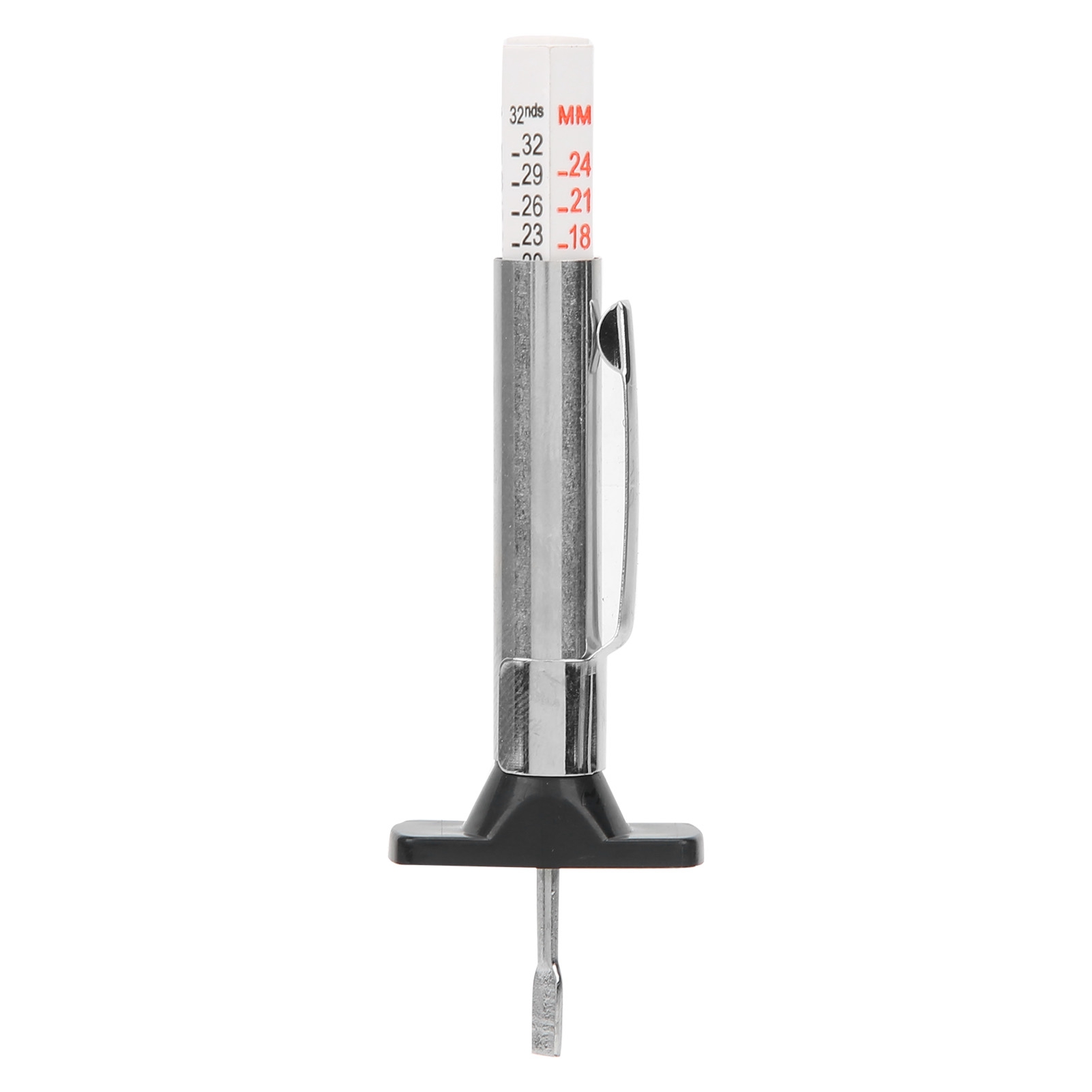 Profiltiefenmesser Für Reifen 0-25 Mm, Tragbares Autoreifenprüfgerät, Universelles Messwerkzeug, Einfarbig.