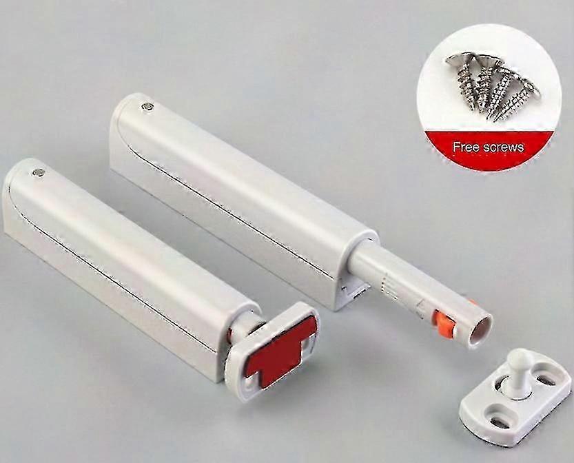 Türöffner Mit Druckfunktion, 4er-set Abs-türdämpfer Für Schränke, Soft-close-funktion, 120 Mm, Druckfunktion Für Möbel Und Schränke, Geräuschloser Block