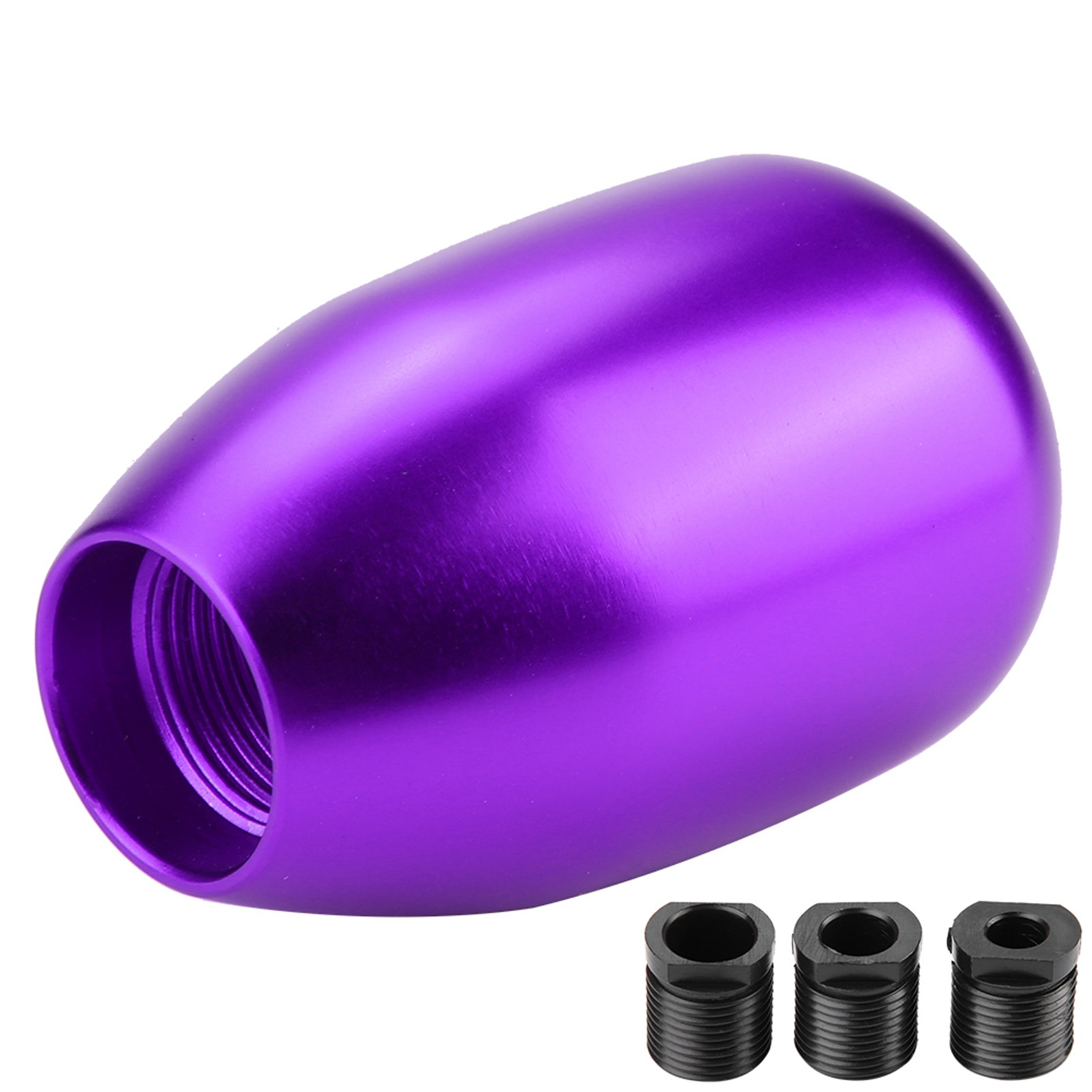 Lila Schaltknauf Für 5-gang-schaltgetriebe, Schalthebel Mit 3 Adaptern 8/10/12 Mm Für Pkw.