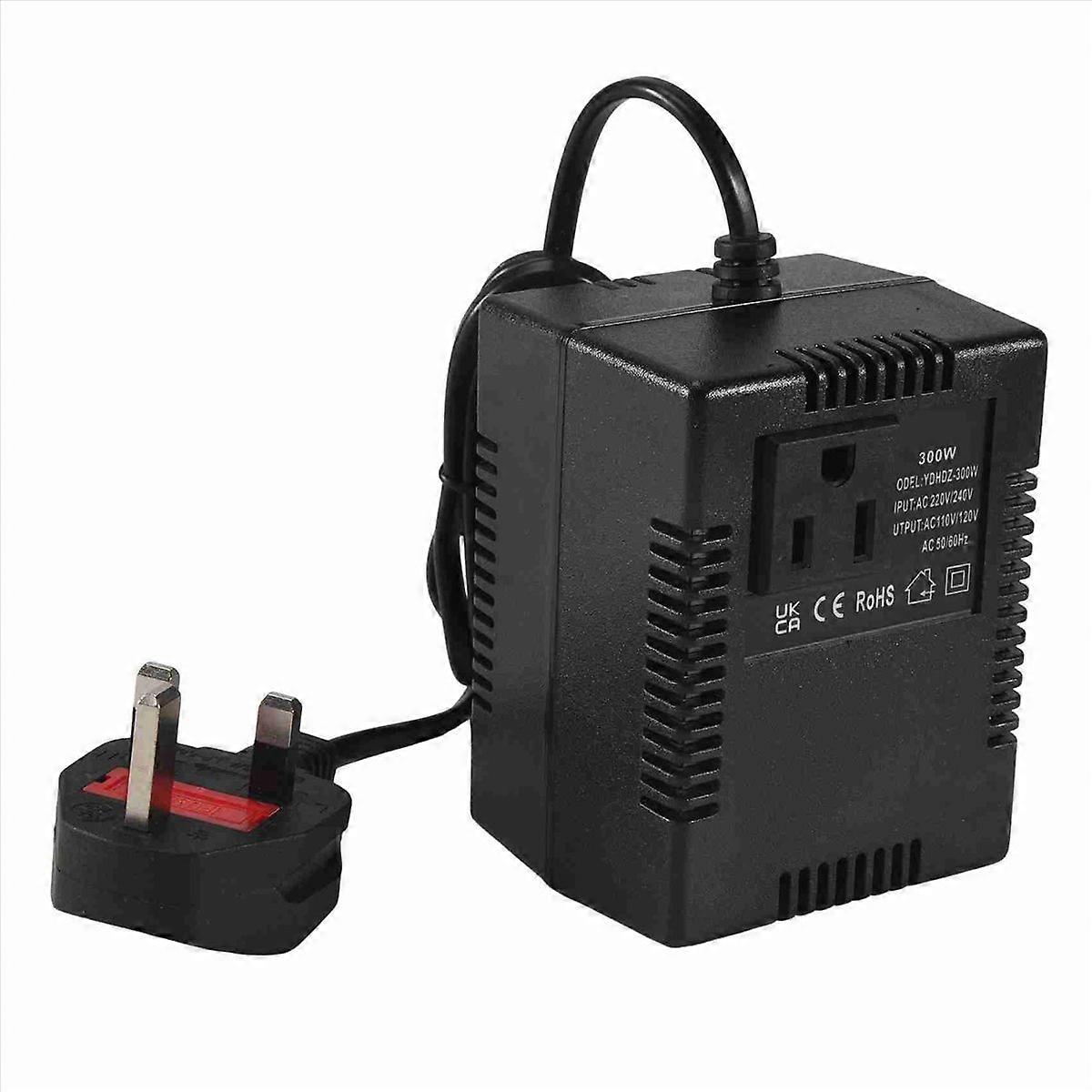 300-w-spannungswandler (220 V Auf 110 V), Adapterstecker, Transformator Für Reisen Und Elektrogeräte, Nennleistung, Optimale Sicherheit