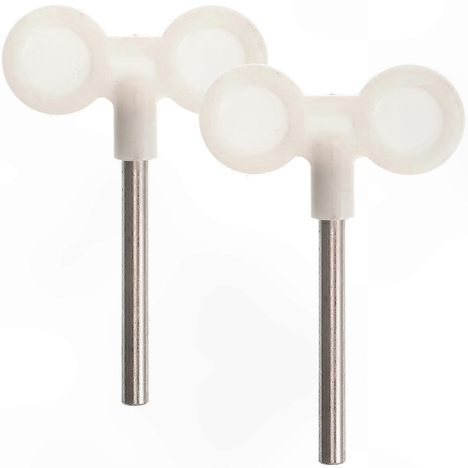 Set Mit 2 Ersatzschlüsseln Für 45-mm-spieluhrmechanismen, Kompatible Ersatzteile, Praktische Aufzieher Für Justierung Und Wartung.