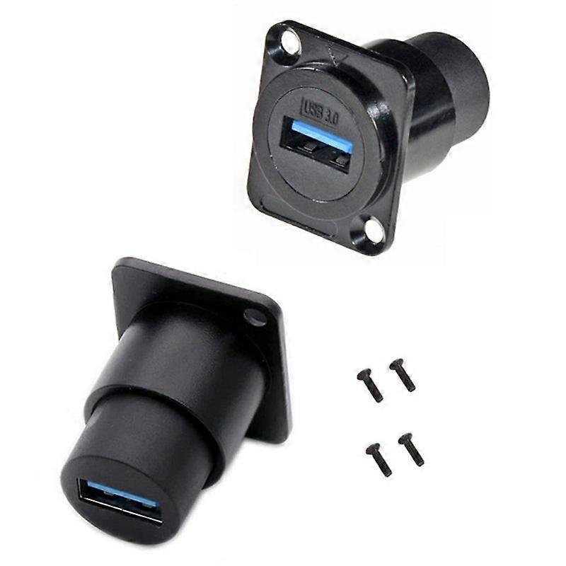 2er-pack Usb 3.0 Buchse Auf Buchse Typ D Metallstecker (doppelstecker)