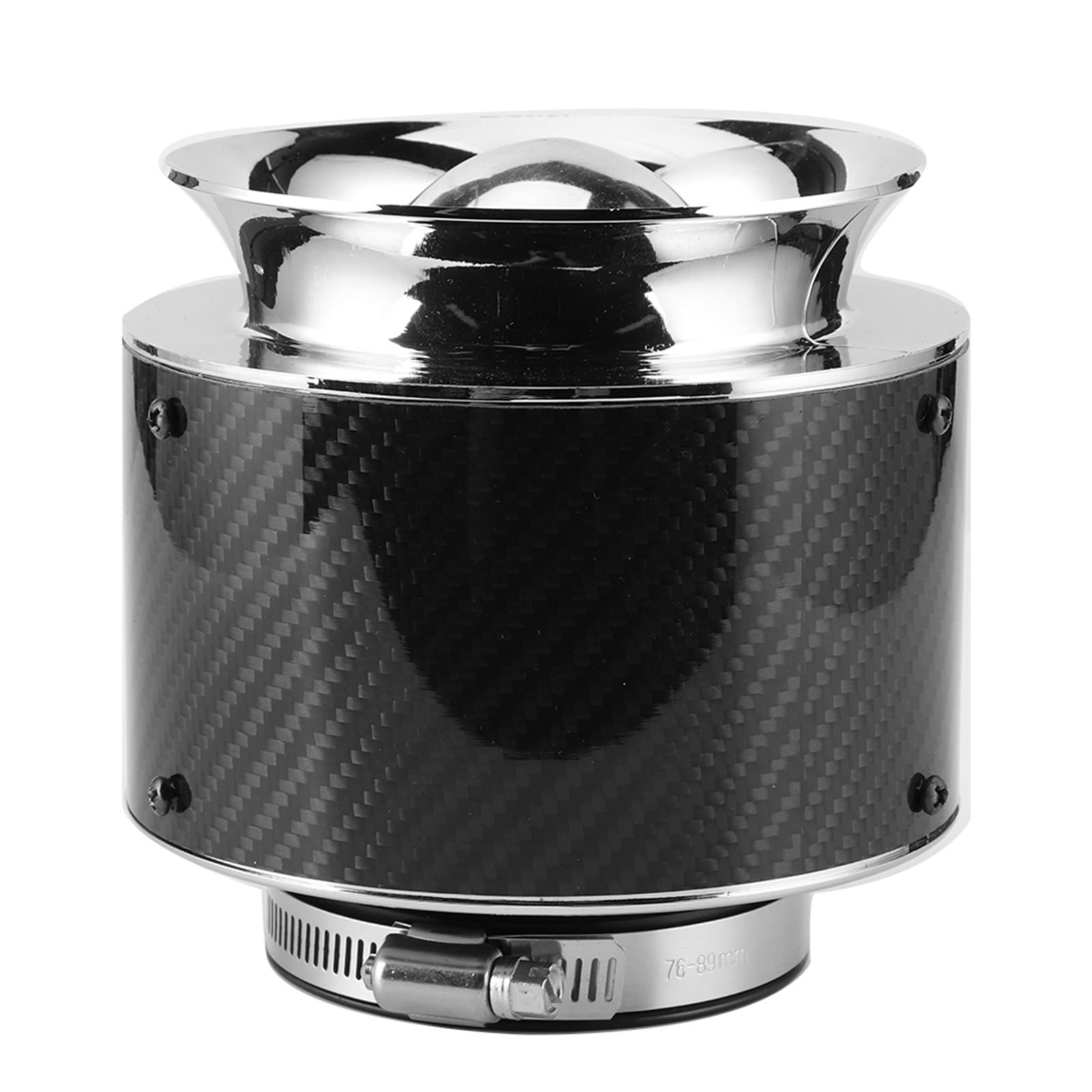 Universeller 76-mm-autoluftfilter (3 Zoll) Mit Carbonstruktur, Ersatzteil Für Fahrzeuge