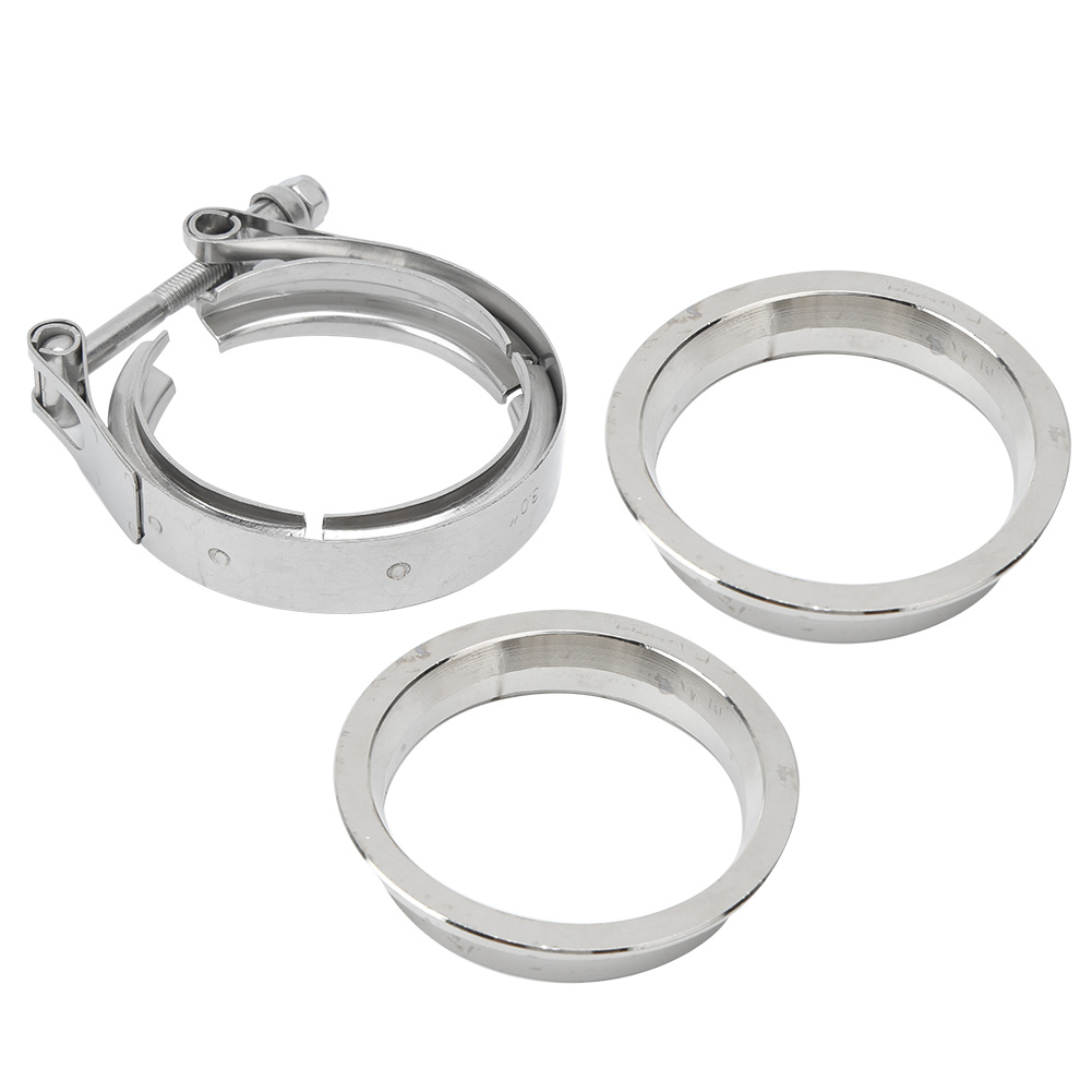 Auspuffdichtungsschelle Aus Edelstahl 304, Hosenrohrflansch-set, 3,0 Zoll (76 Mm)