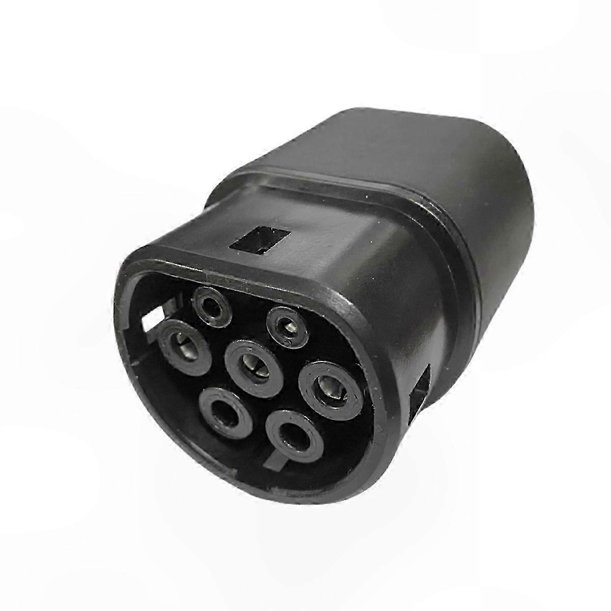 Typ-2-eu-stecker-ladekabeladapter Für Fahrzeug-ladeanwendungen, Tragbarer Ausgangsstecker, Für Den Außenbereich, 32 A
