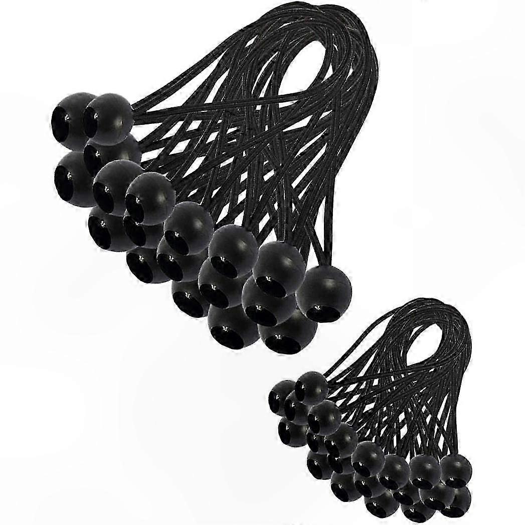 Spanngurte Für Planen, 30er-packung Elastische Befestigungselemente (2 Größen: 200 Mm Und 150 Mm), Haken Für Zelte, Markisen Und Unterstände, Robuste Gummikordelzüge, Camping- Und Schutzzubehör.