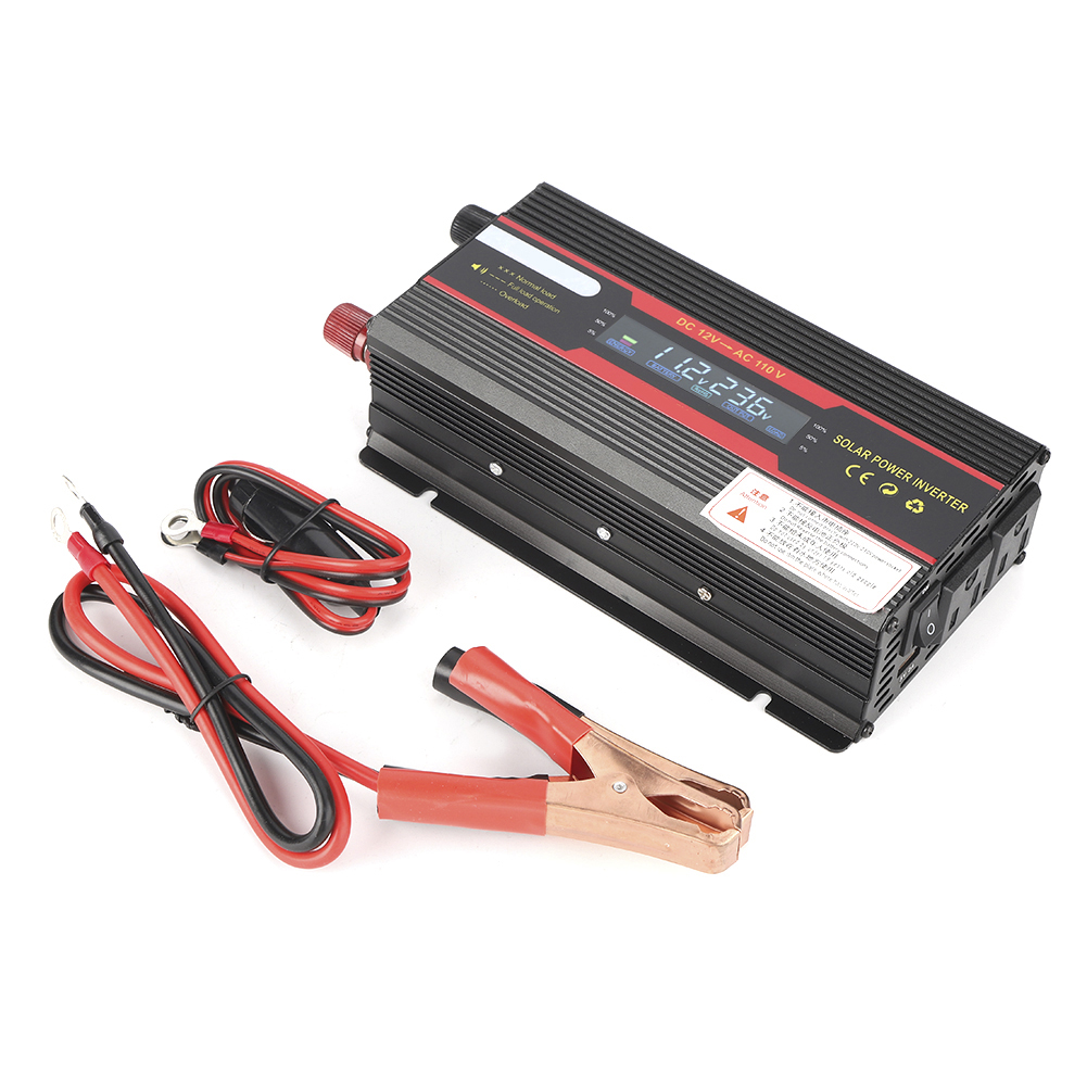 1000w 12v Auf 110v Spannungswandler Mit Lcd-bildschirm Für Auto